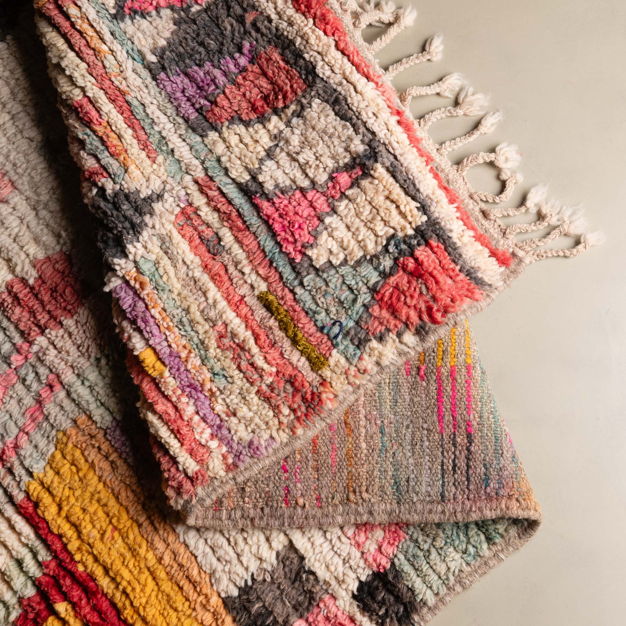 Khmisahel - vintage boujad rug - Benisouk