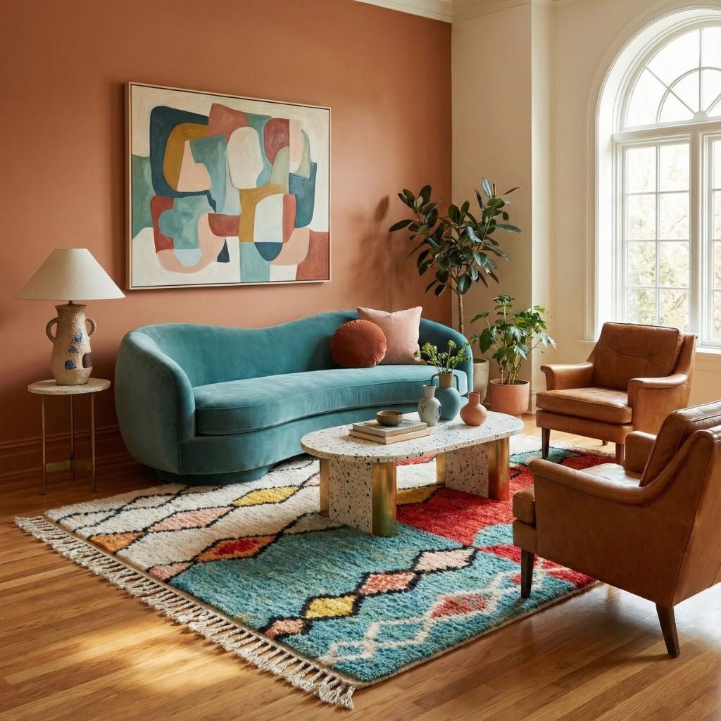 Lahab - Shag Moroccan rug - Benisouk