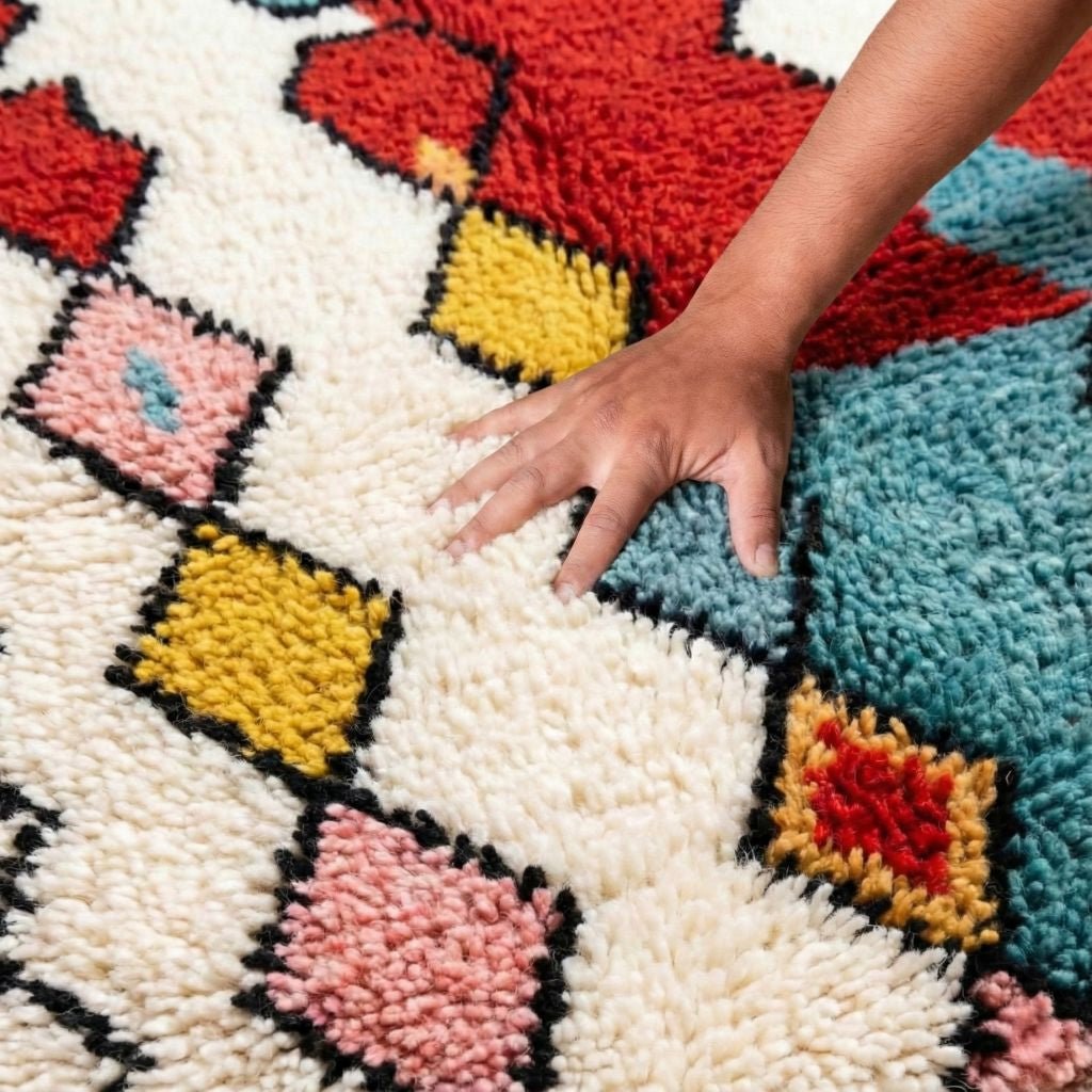 Lahab - Shag Moroccan rug - Benisouk