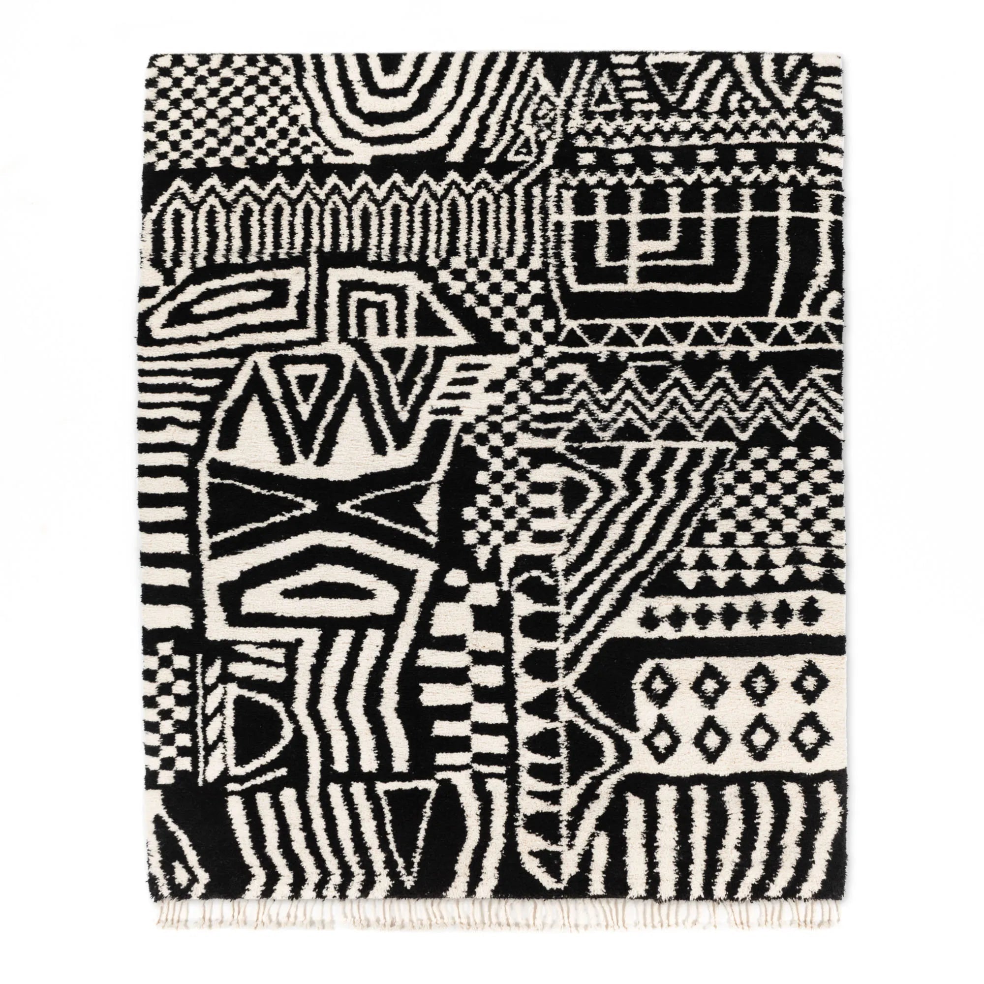 Layal - Shag Moroccan rug - Benisouk