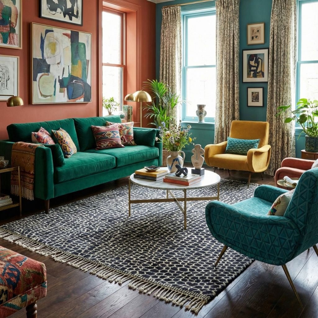 Leopard - Luxury Shag Moroccan Rug - Benisouk