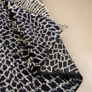 Leopard - Luxury Shag Moroccan Rug - Benisouk
