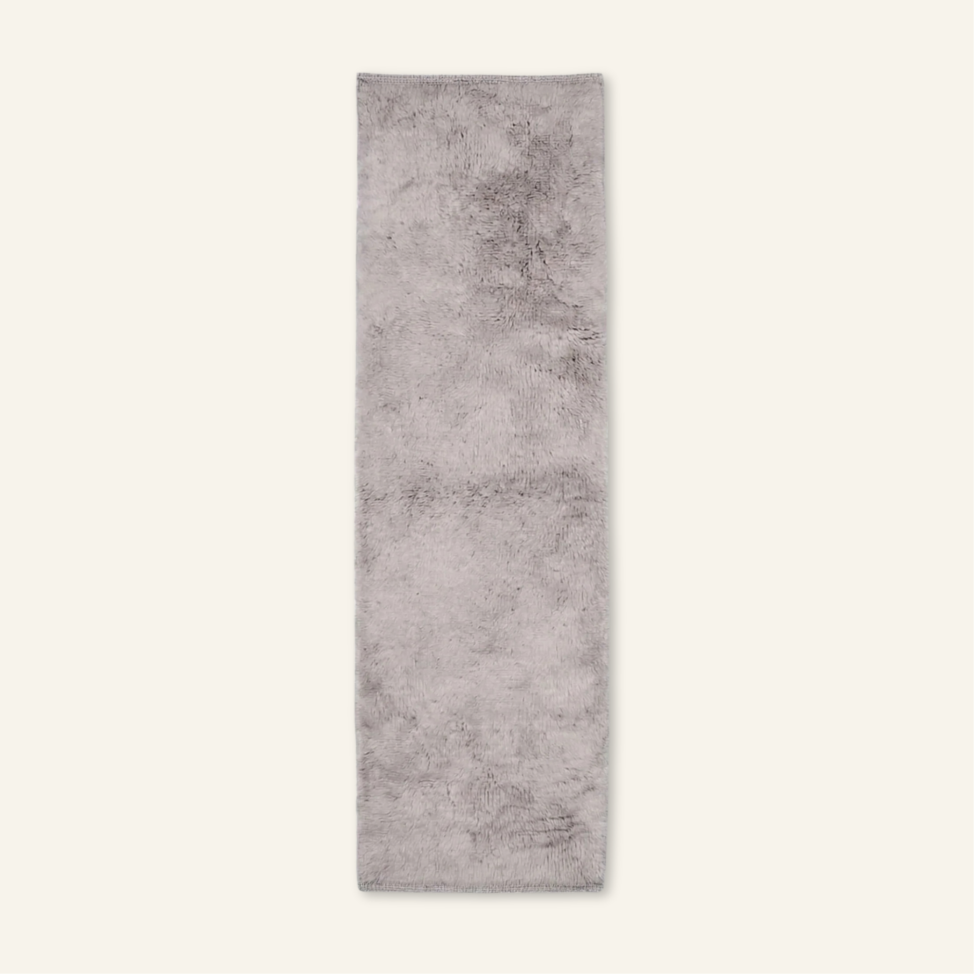 Light Fog -  Luxury Shag Moroccan Runner Rug
