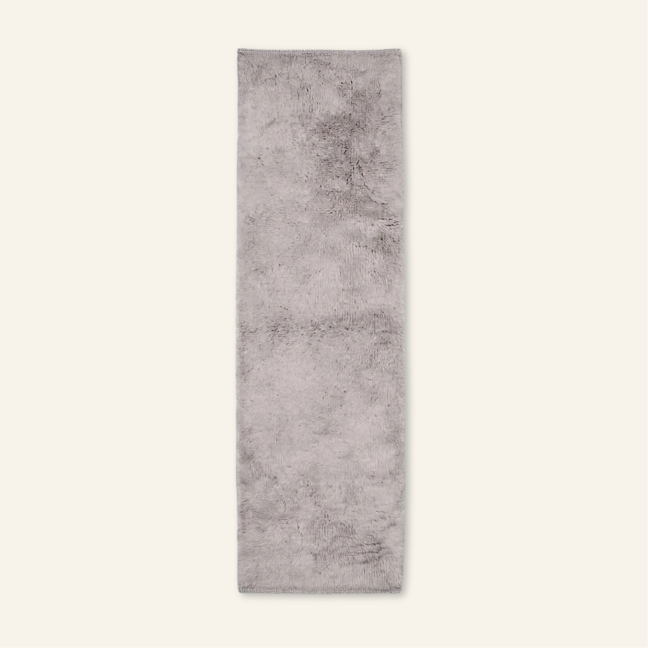 Light Fog -  Luxury Shag Moroccan Runner Rug