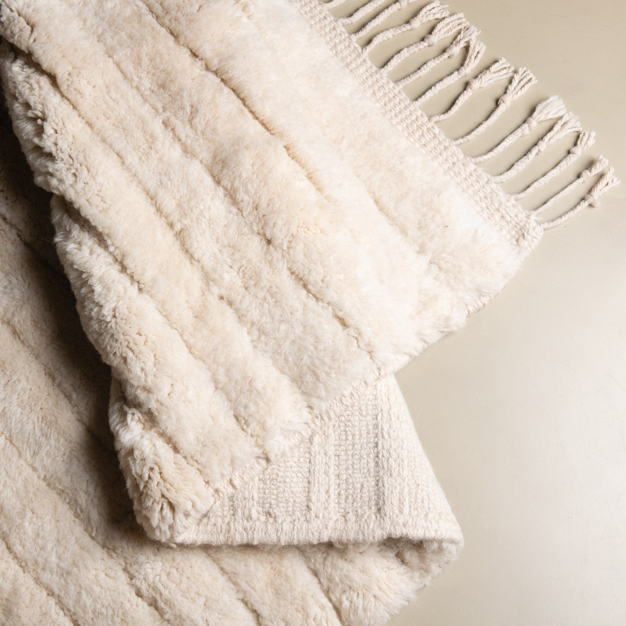 Ligne Pure - Luxury Shag Moroccan Rug - Benisouk