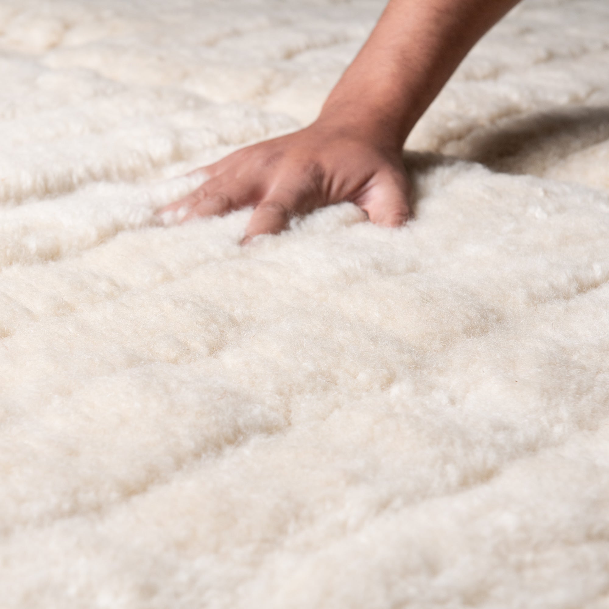 Ligne Pure - Luxury Shag Moroccan Rug - Benisouk