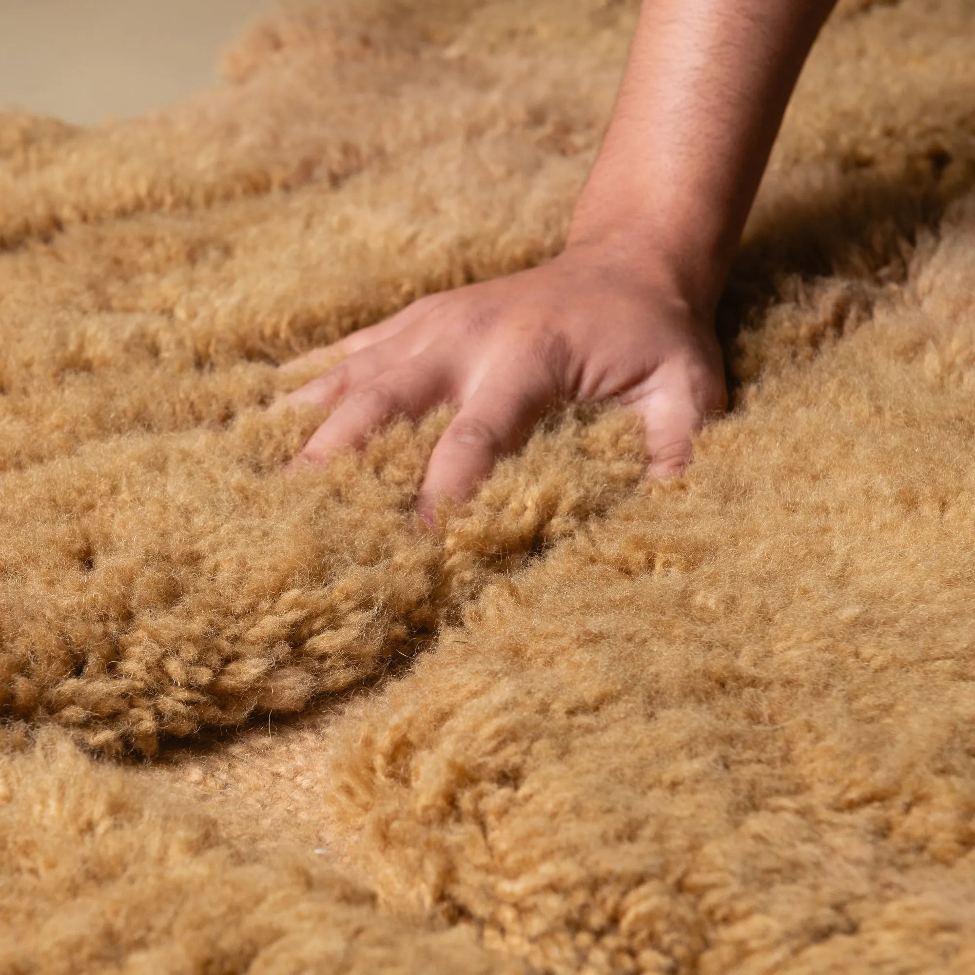  - Luxury Shag Moroccan Runner Rug - Benisouk