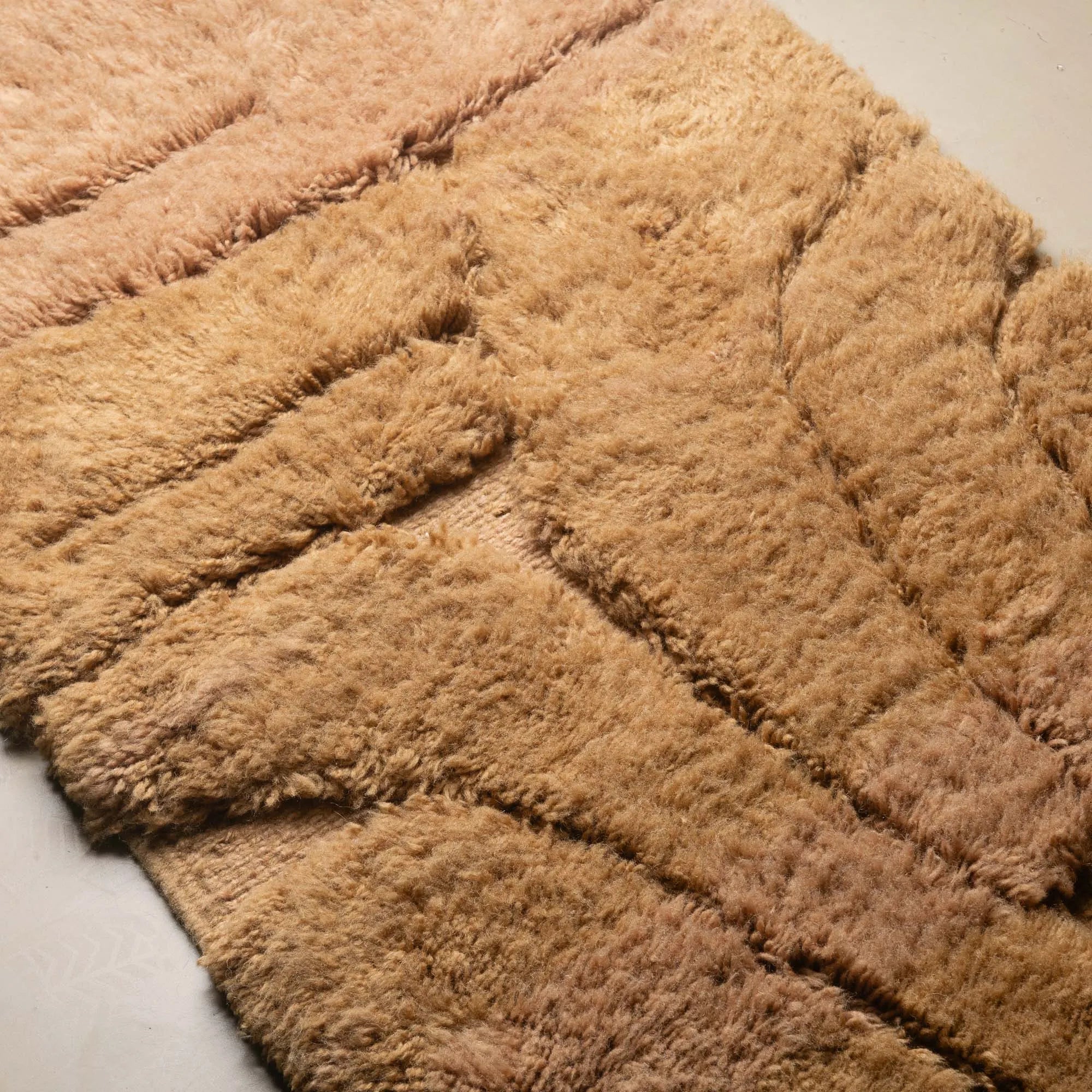  - Luxury Shag Moroccan Runner Rug - Benisouk