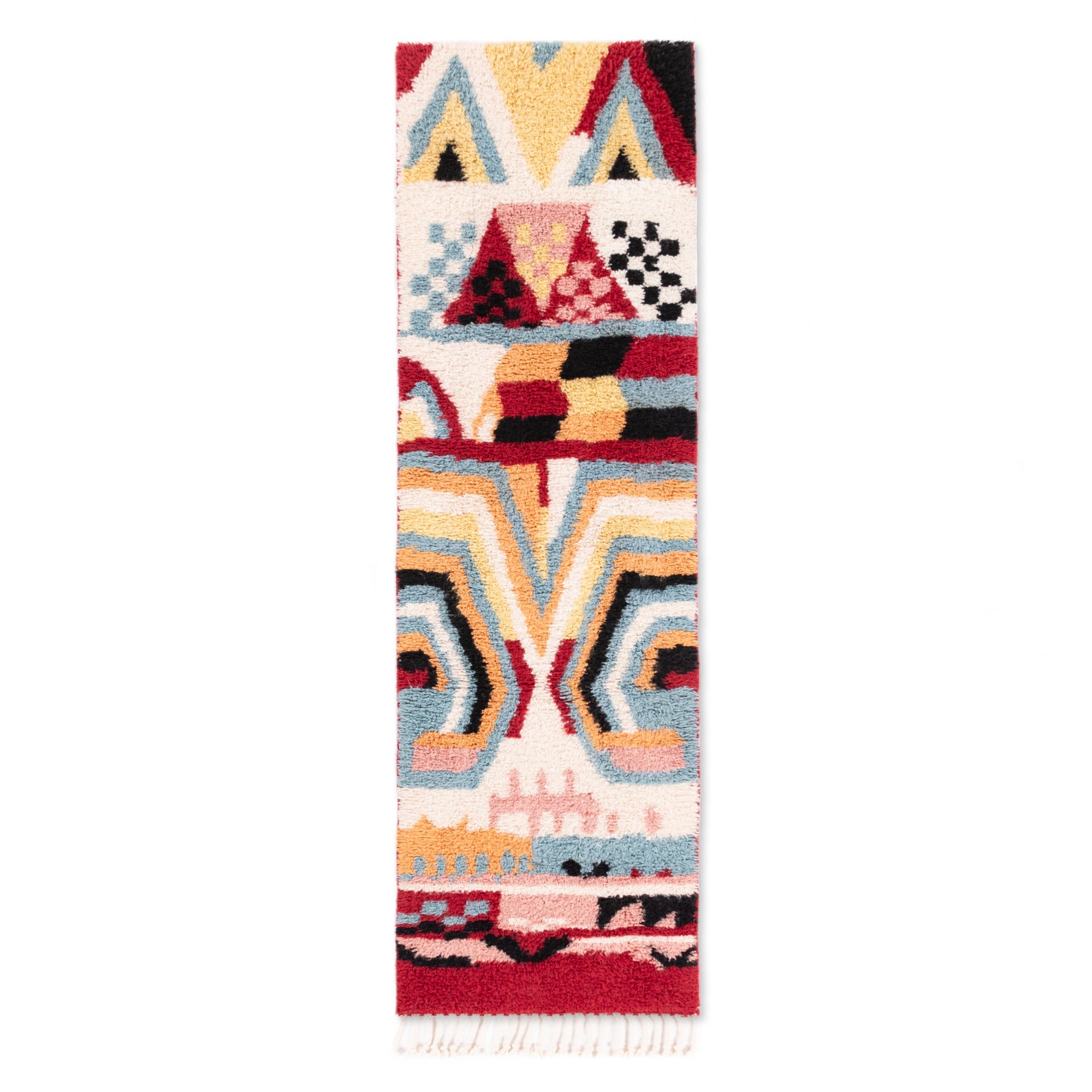 Maha - Shag Moroccan runner rug - Benisouk