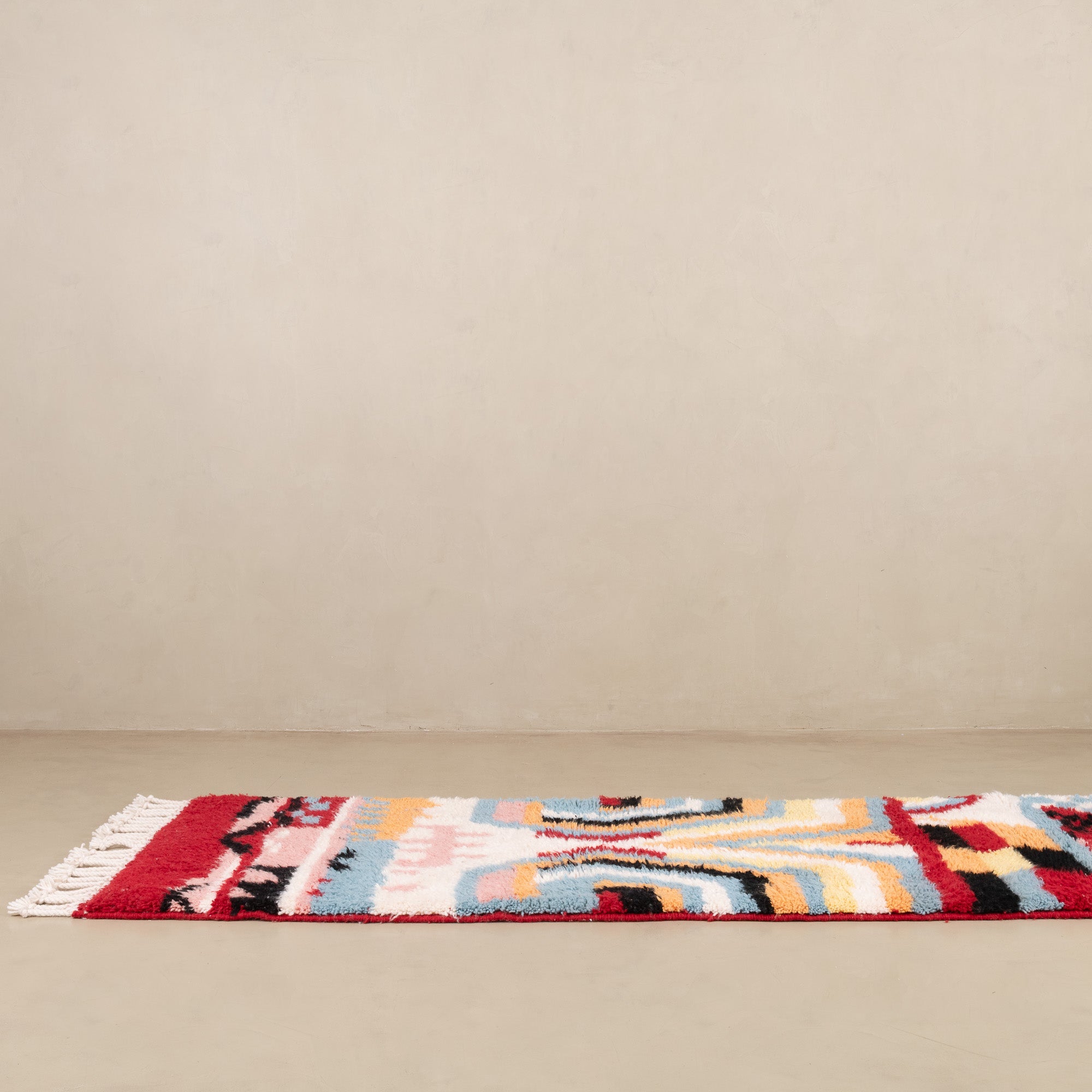 Maha - Shag Moroccan runner rug - Benisouk