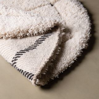 Mahafar Round - Shag Moroccan rug - Benisouk