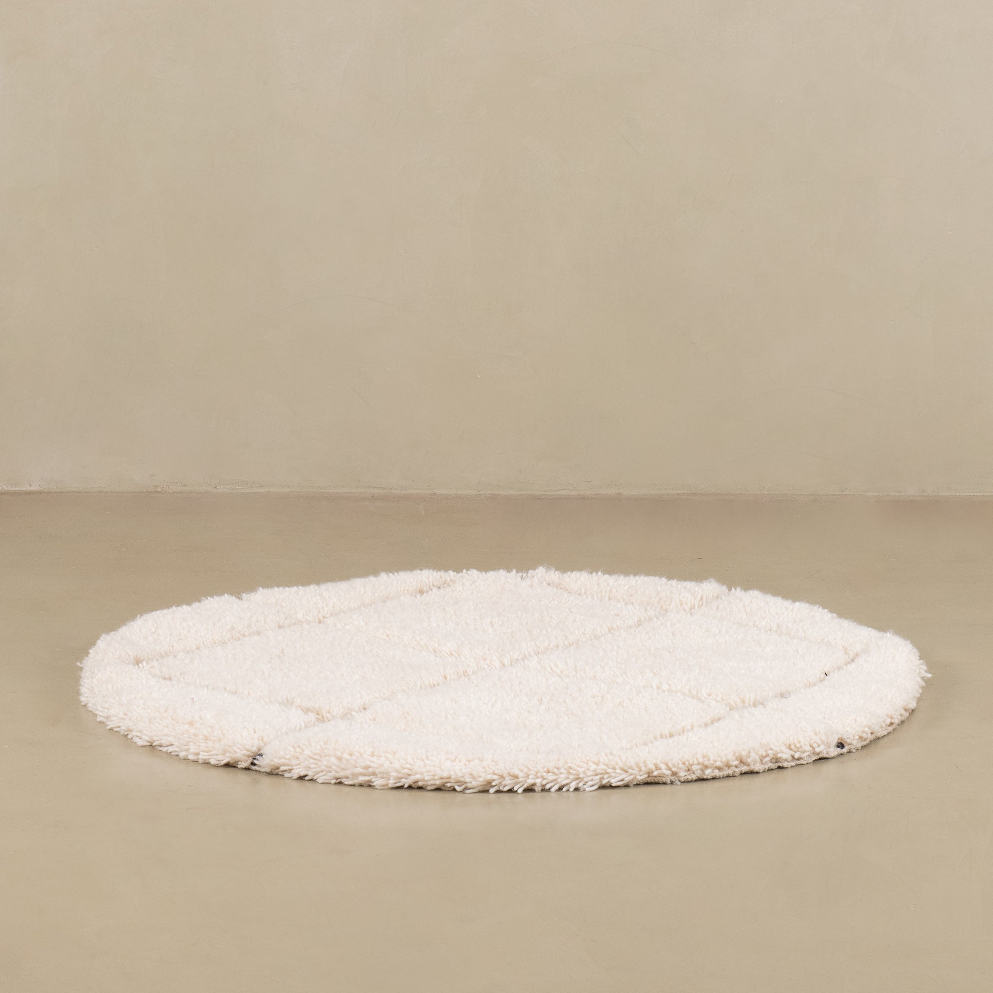 Mahafar Round - Shag Moroccan rug - Benisouk