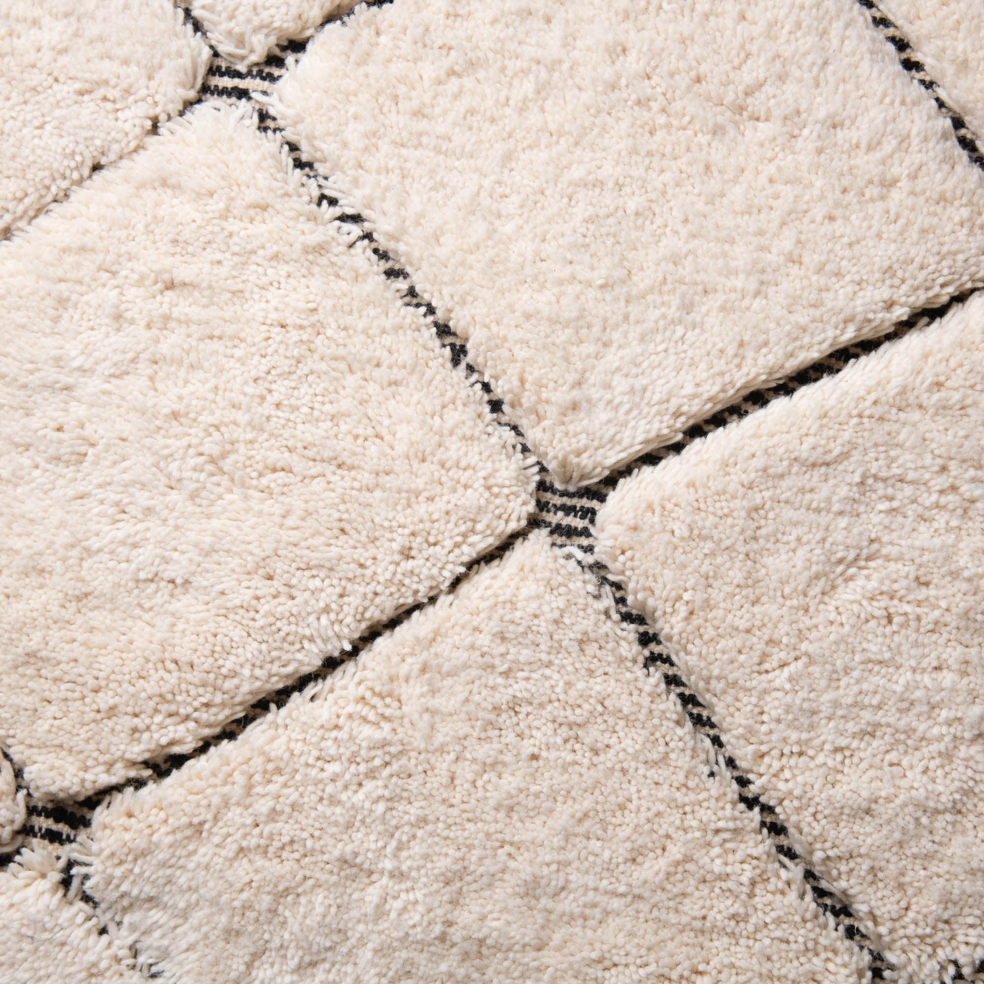 Mahafar Round - Shag Moroccan rug - Benisouk