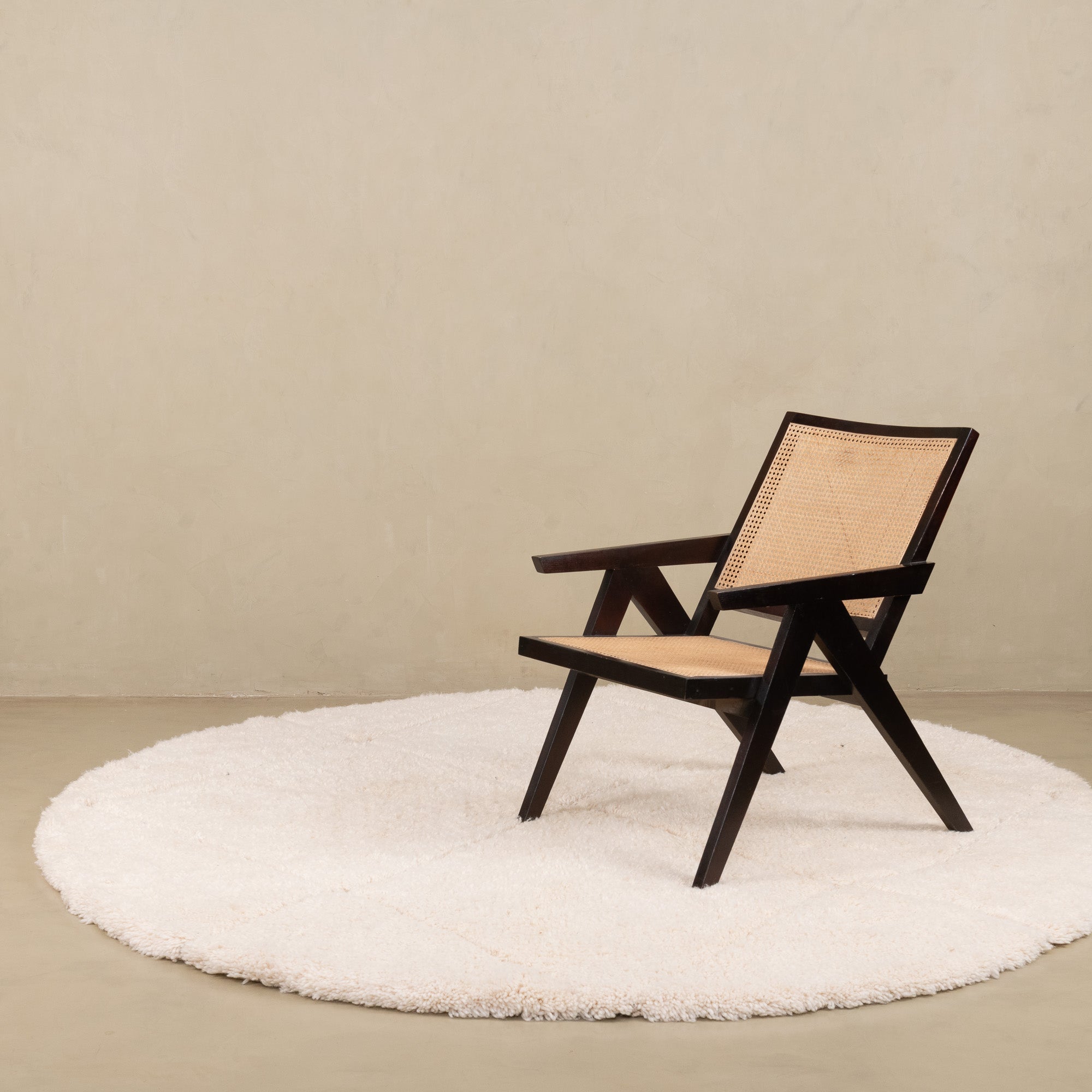 Mahafar Round - Shag Moroccan rug - Benisouk