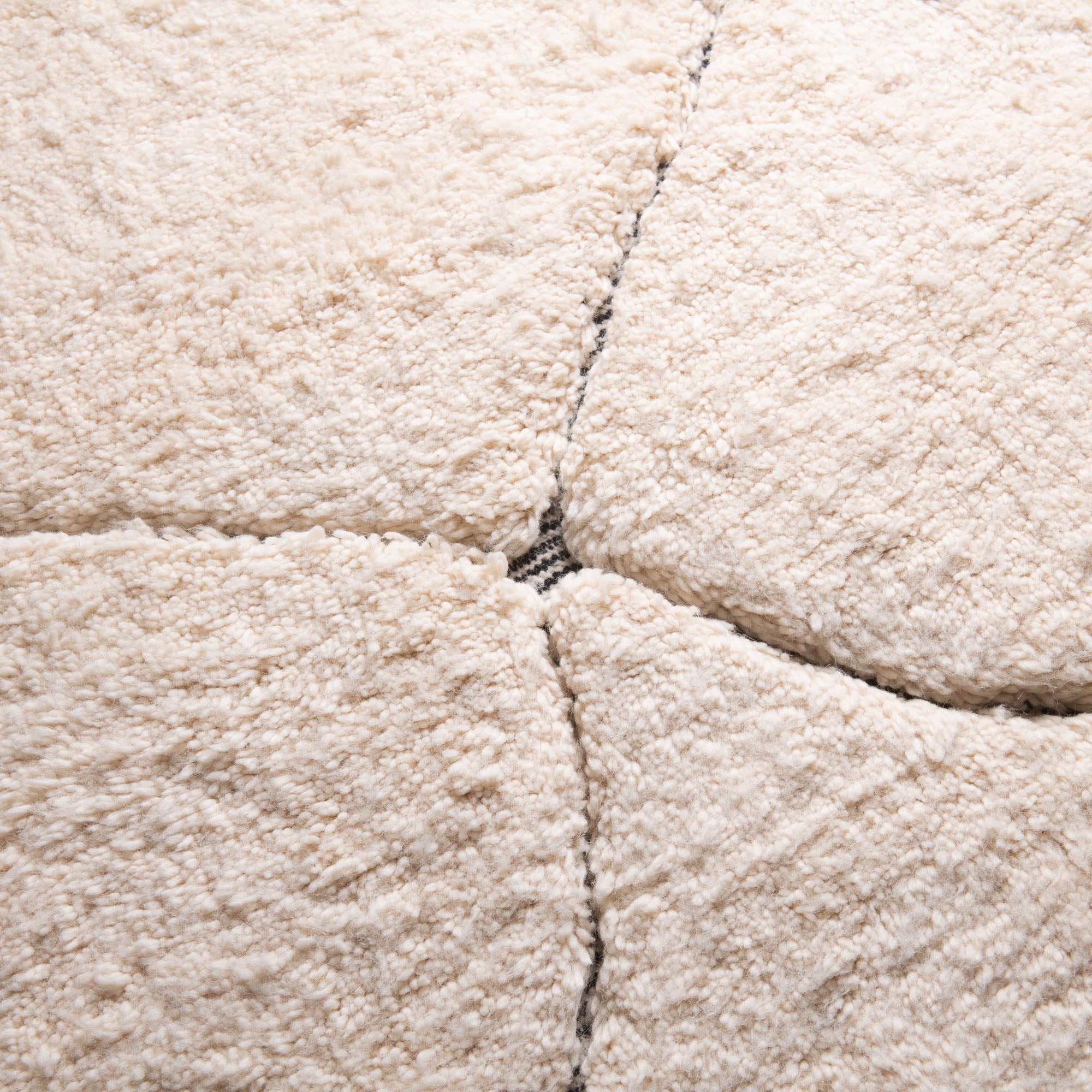 Mahafar Round - Shag Moroccan rug - Benisouk