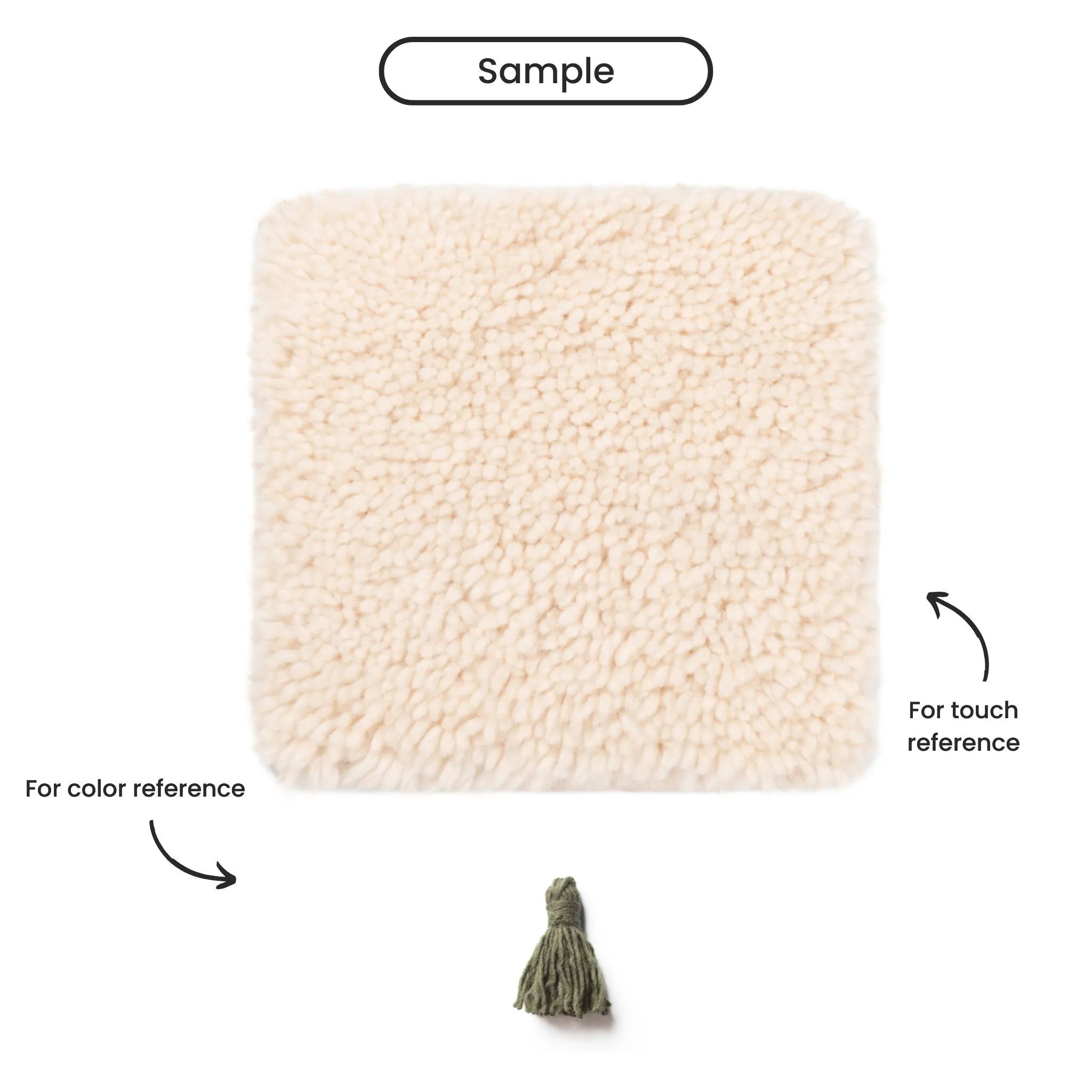 Mahafar Soldier Green Round - Shag Moroccan rug - Benisouk