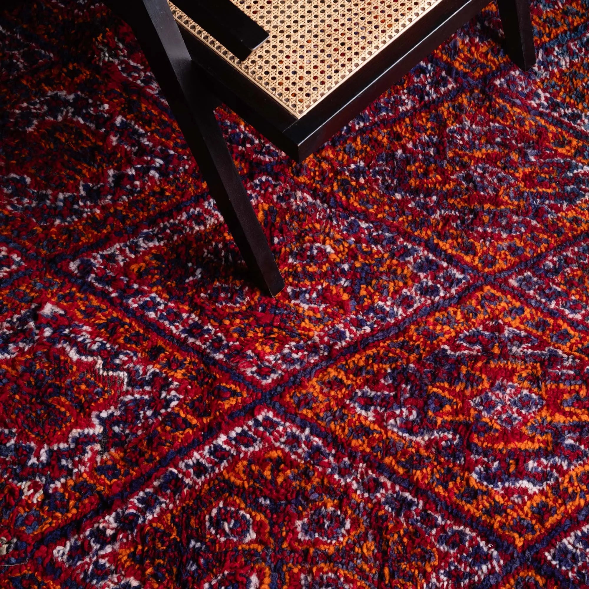 Mahir - vintage beni mguild rug - Benisouk