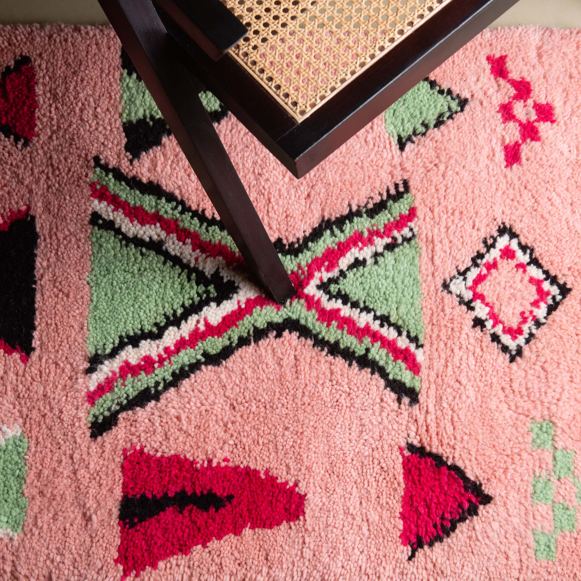 Majdah - Shag Moroccan runner rug - Benisouk