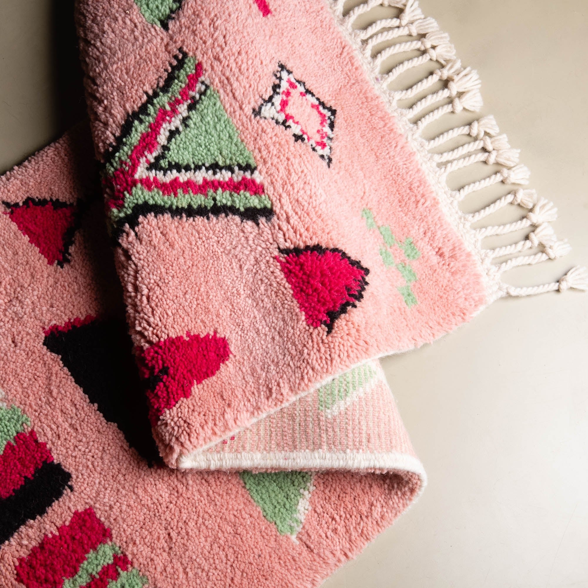 Majdah - Shag Moroccan runner rug - Benisouk