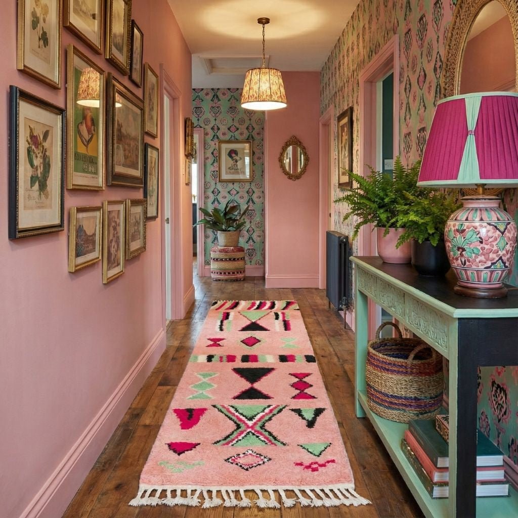 Majdah - Shag Moroccan runner rug - Benisouk