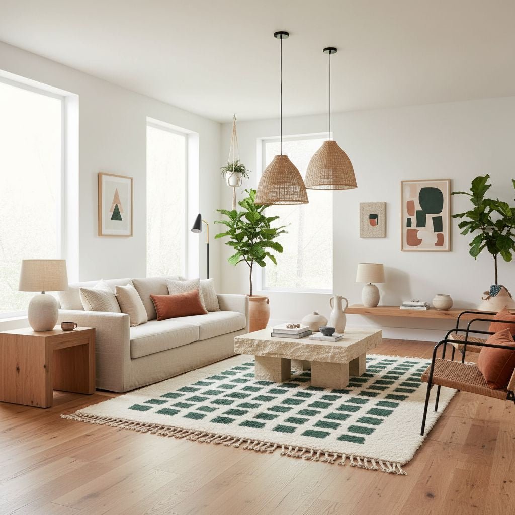 Maknoun - Shag Moroccan rug - Benisouk