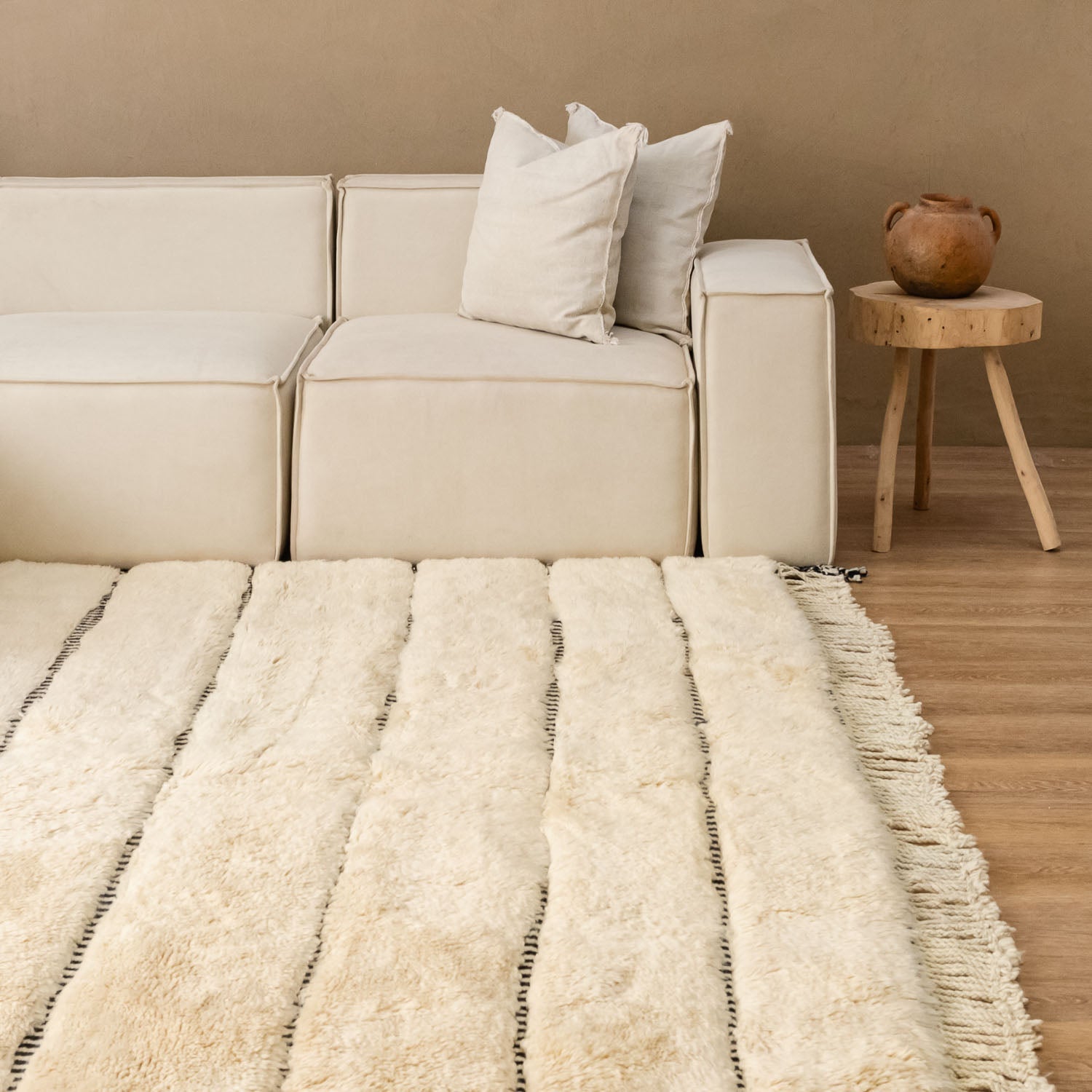 Manuscript - Luxury Shag Moroccan Rug - Benisouk