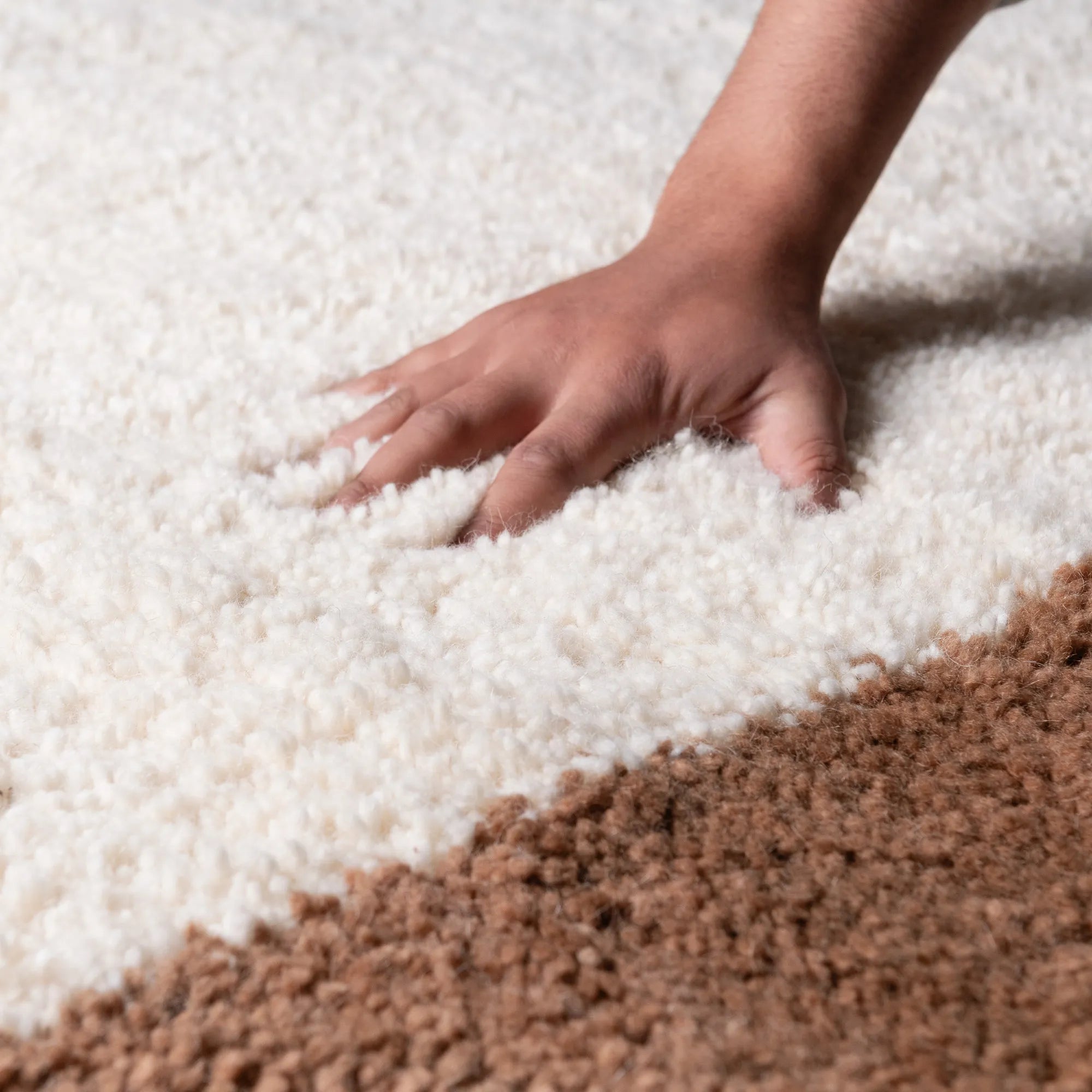 Maraba Brown - Shag Moroccan rug - Benisouk