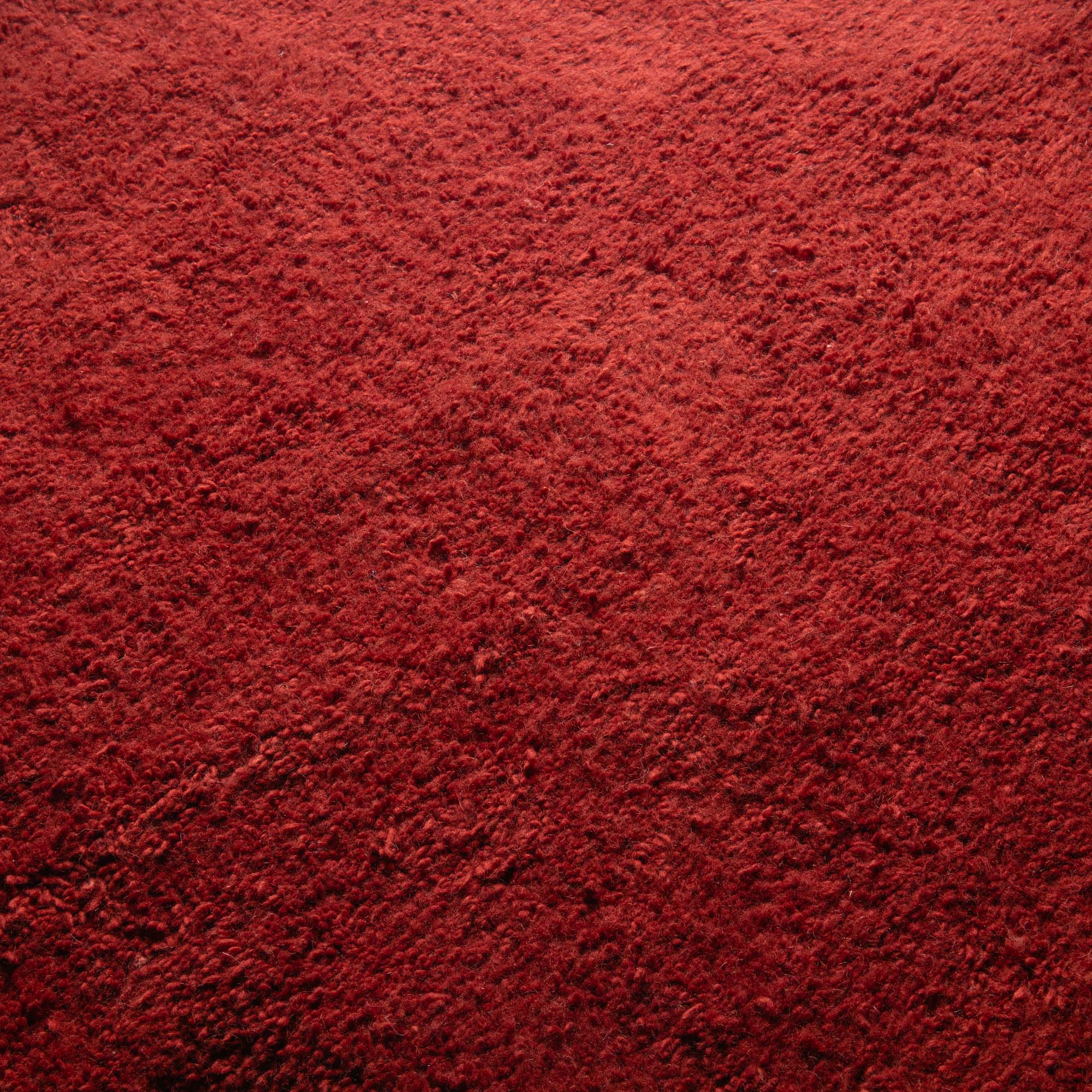 Maraba Deep Red - Shag Moroccan rug - Benisouk