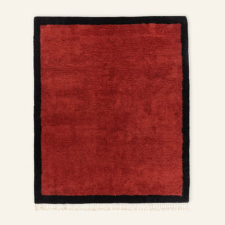 Maraba deep red - Beni ourain rug