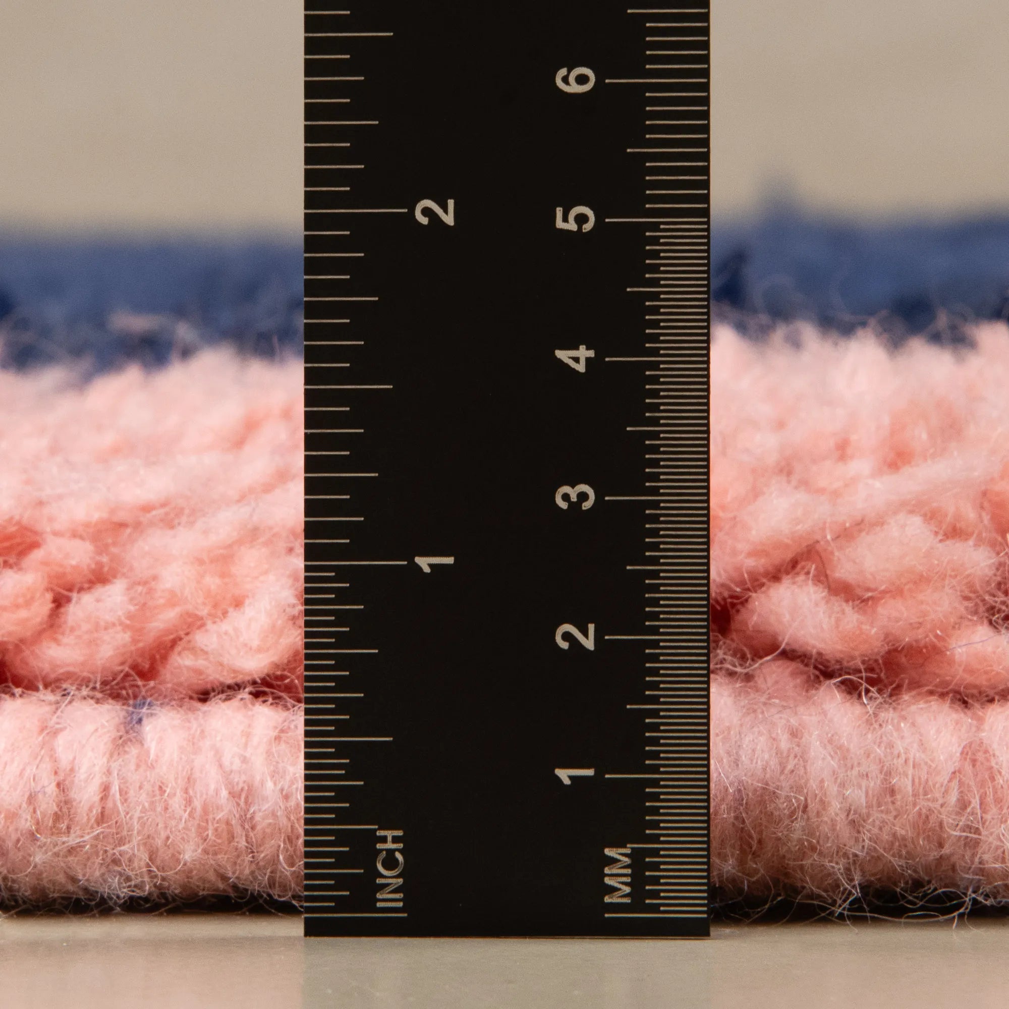 Maraba Navy Blue Rose - Shag Moroccan rug - Benisouk