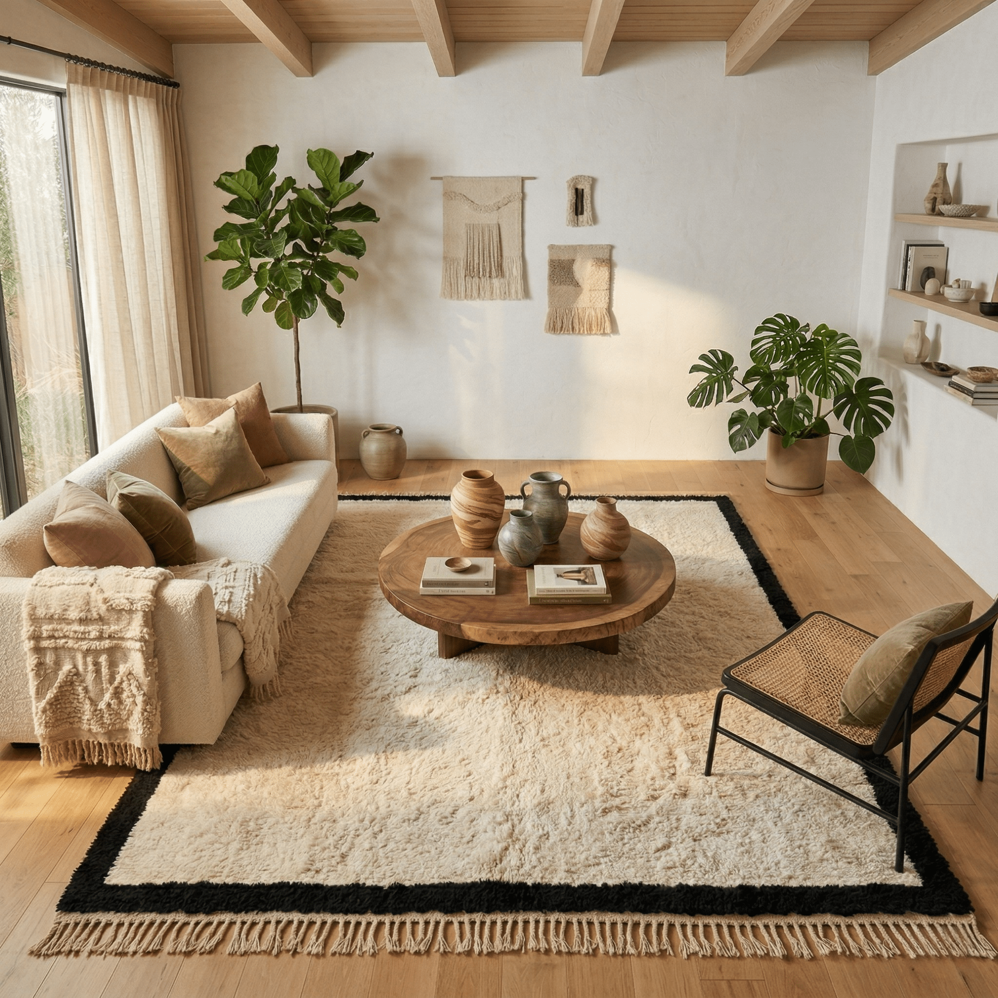 Maraba - Shag Moroccan rug - Benisouk