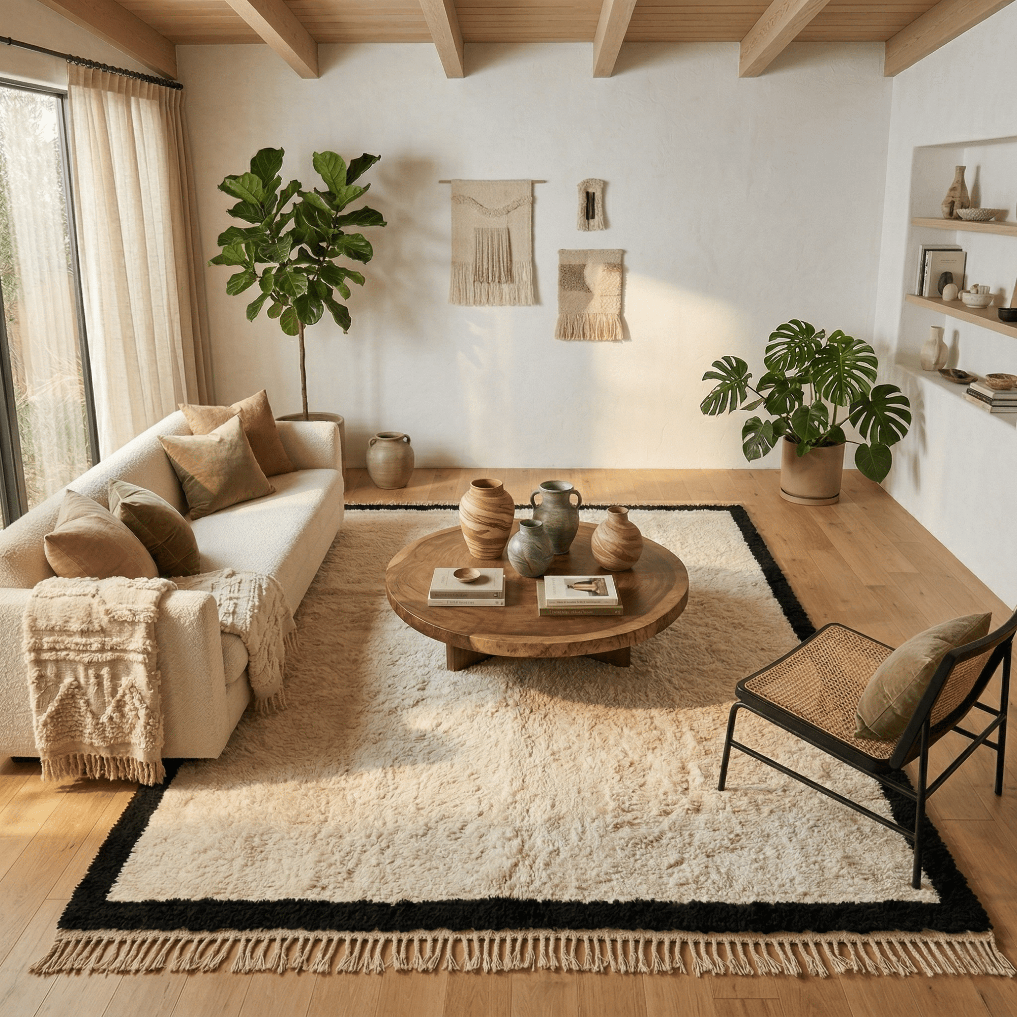 Maraba - Shag Moroccan rug - Benisouk