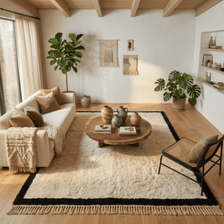 Maraba - Shag Moroccan rug - Benisouk