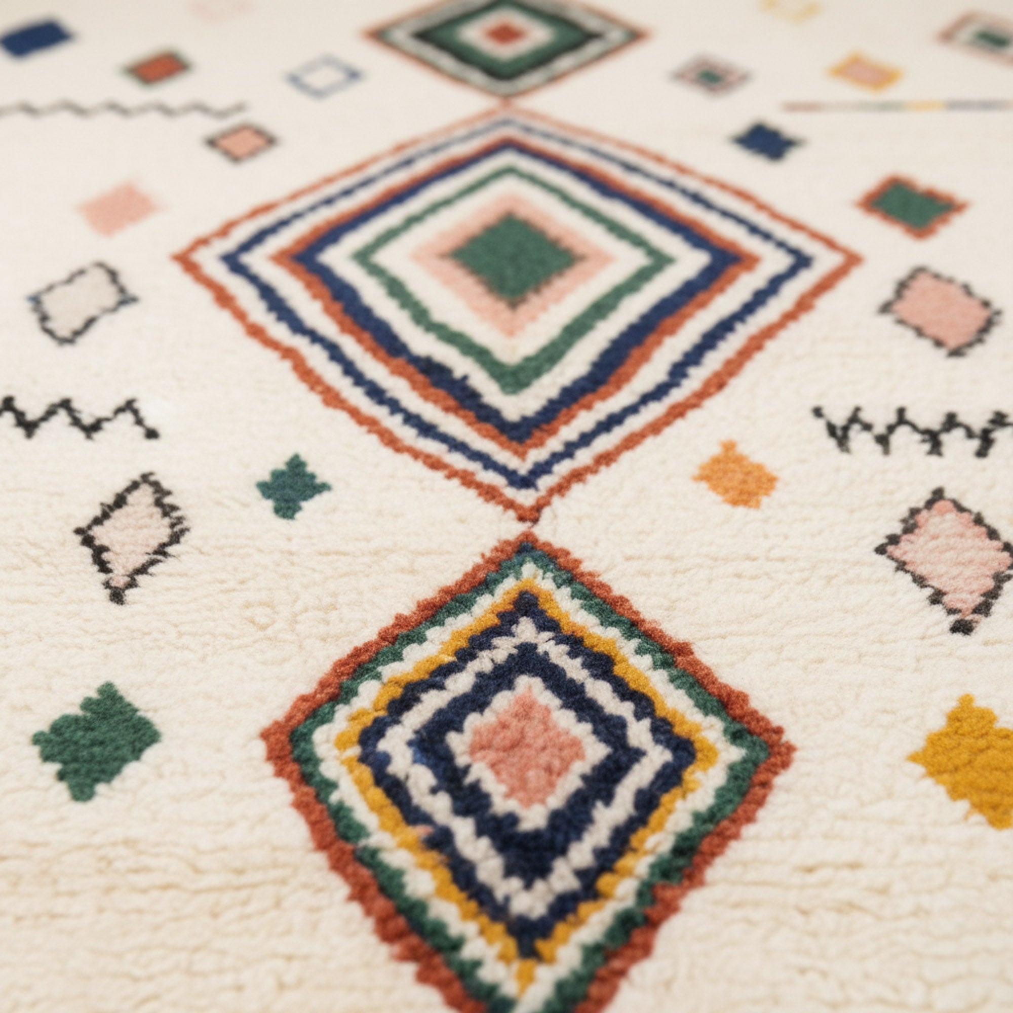 Marah - Shag Moroccan rug - Benisouk