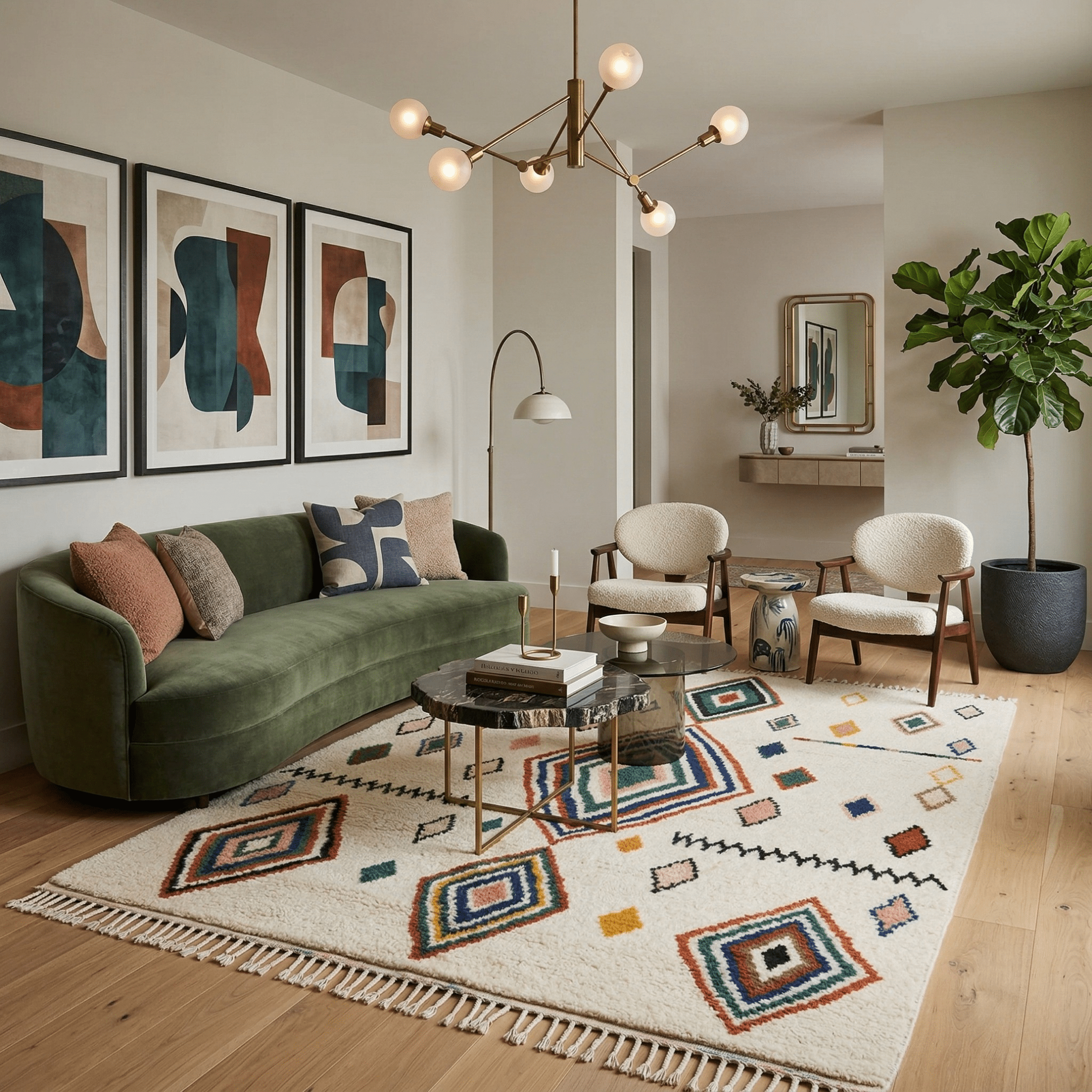 Marah - Shag Moroccan rug - Benisouk