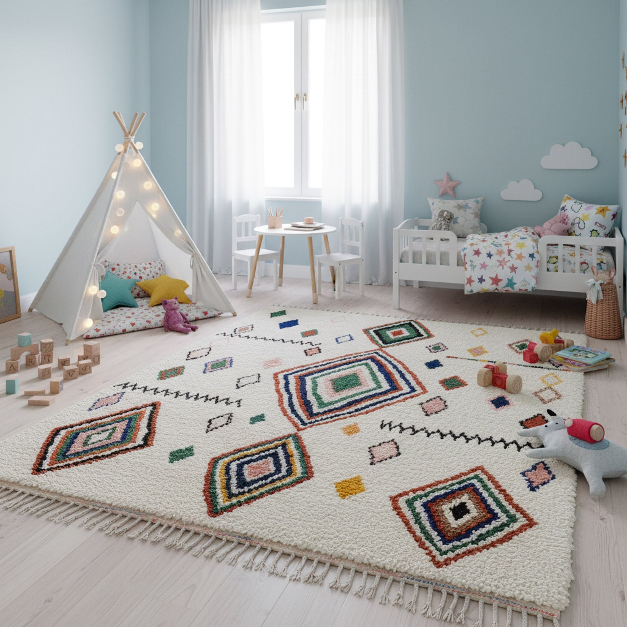 Marah - Shag Moroccan rug - Benisouk