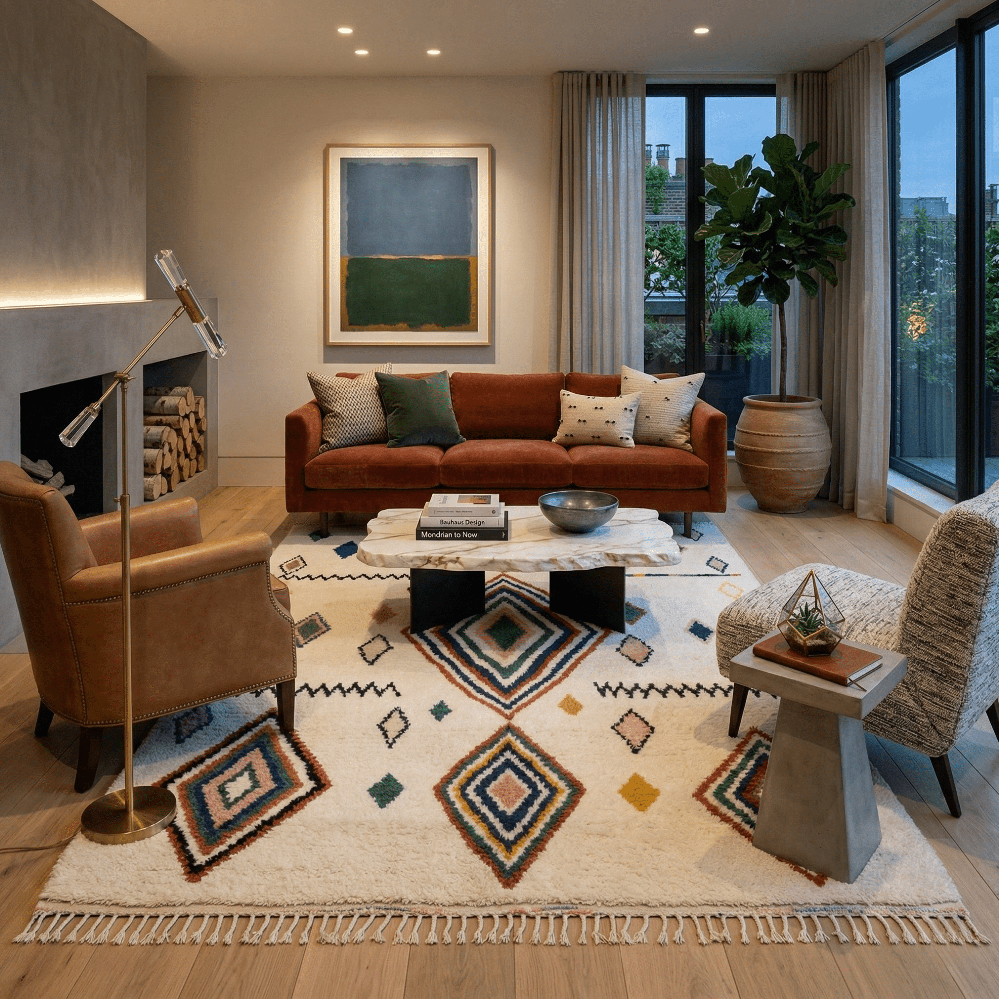 Marah - Shag Moroccan rug - Benisouk