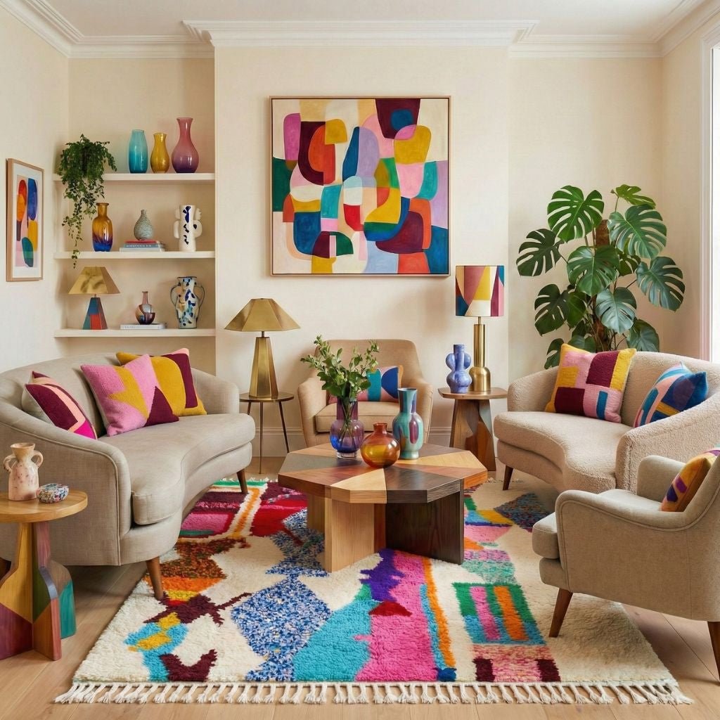 Maraj - Shag Moroccan rug - Benisouk