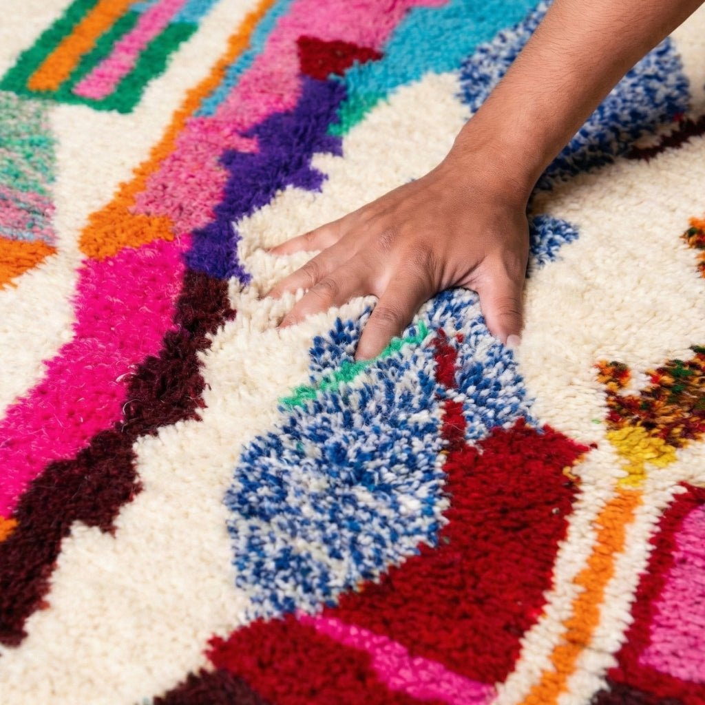 Maraj - Shag Moroccan rug - Benisouk