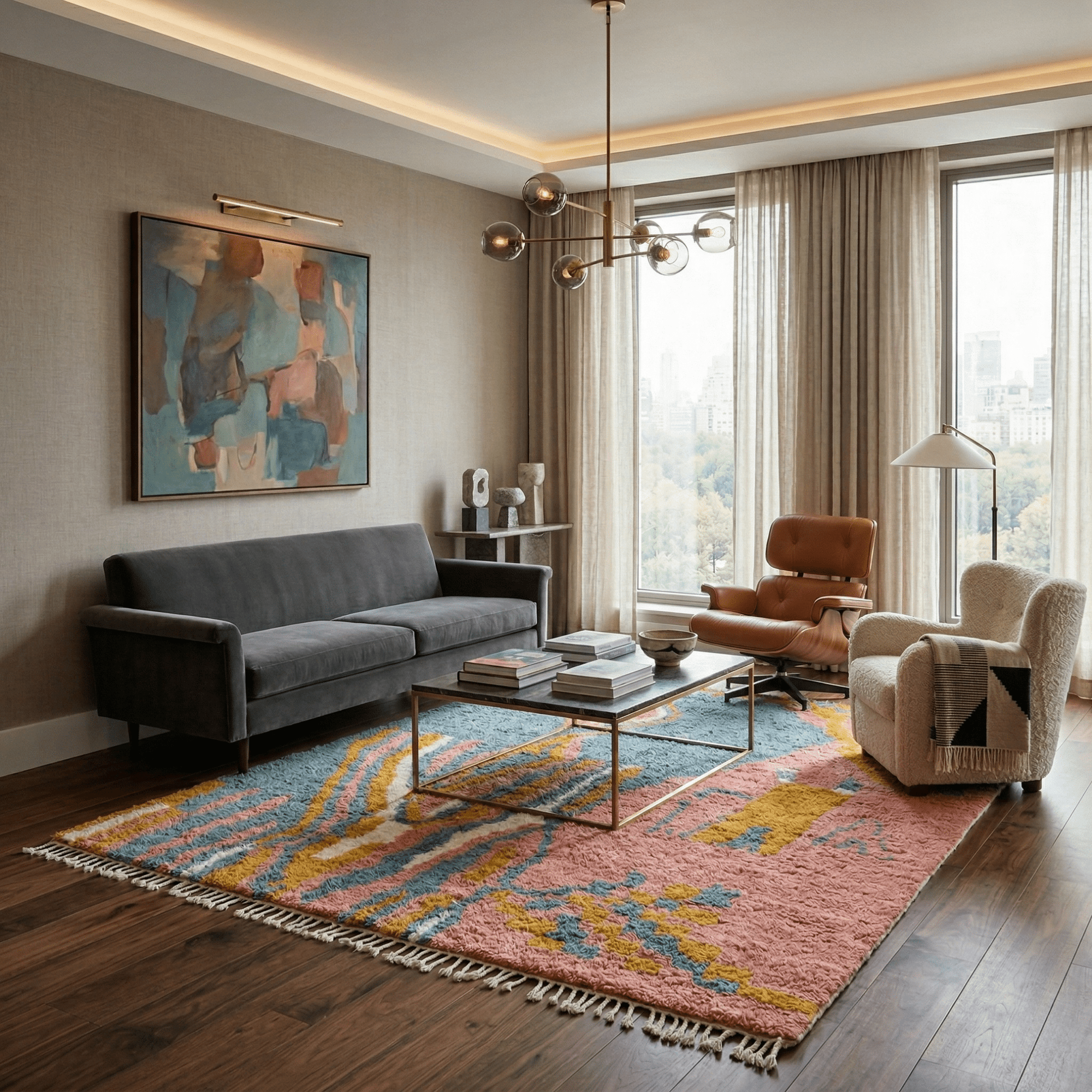 Marjana - Shag Moroccan rug - Benisouk