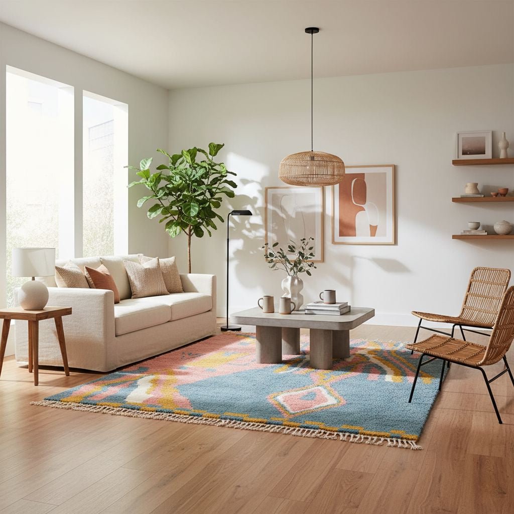 Marjana - Shag Moroccan rug - Benisouk