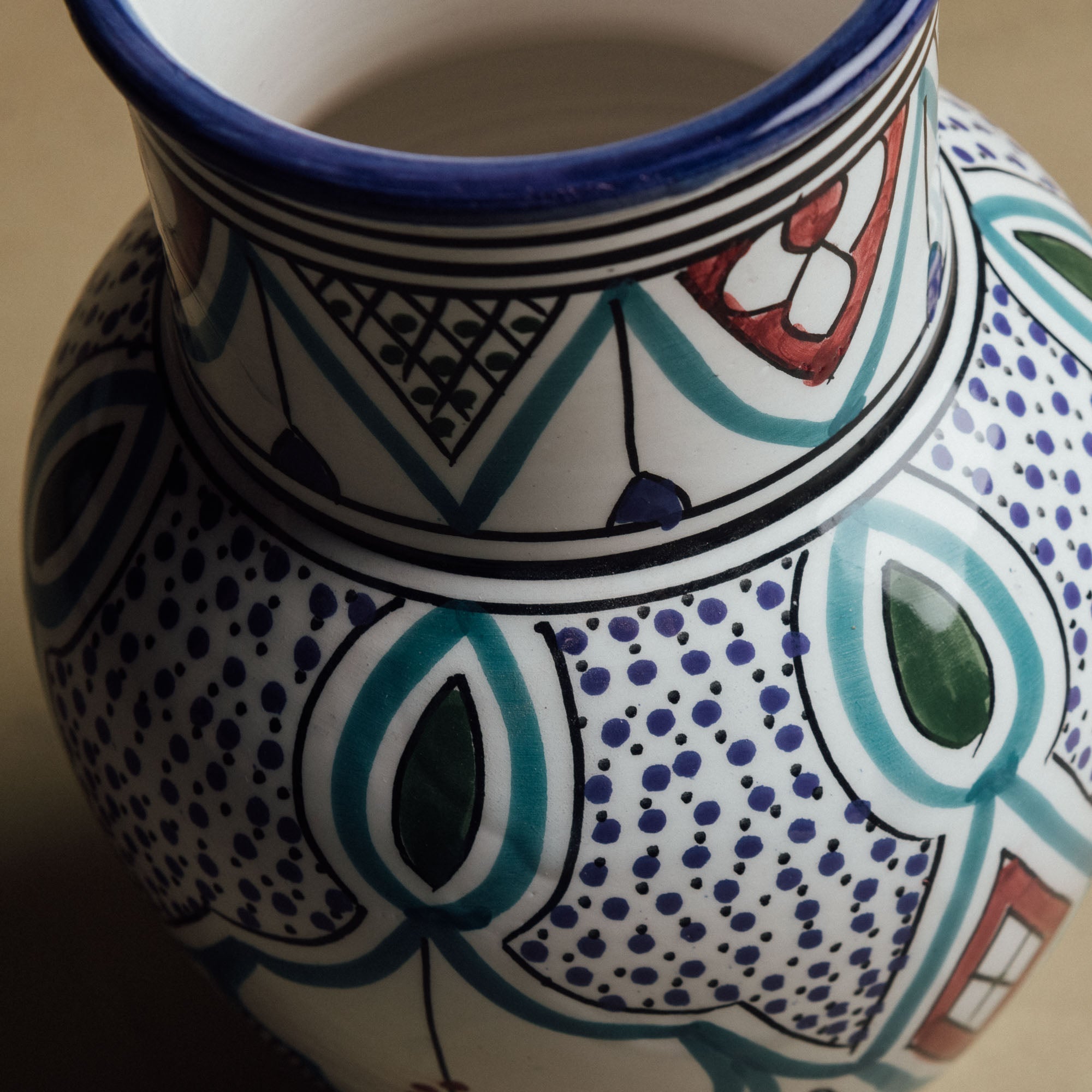 Marrakech Bloom Vase - Handcrafted Moroccan Decor - Benisouk