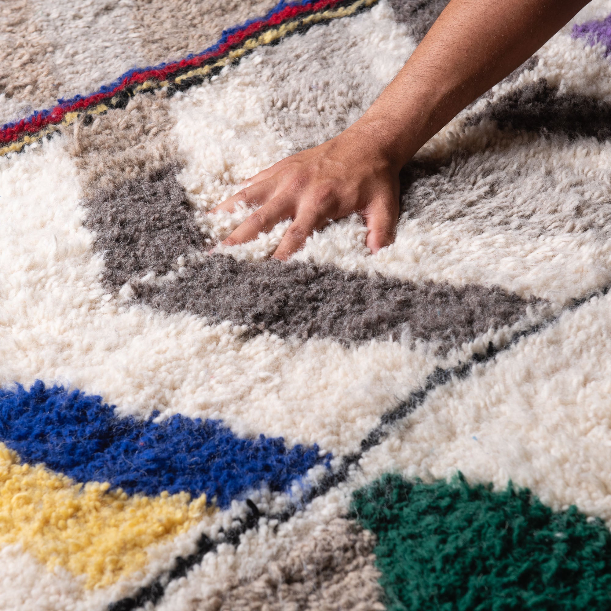 Marwa - Shag Moroccan rug - Benisouk