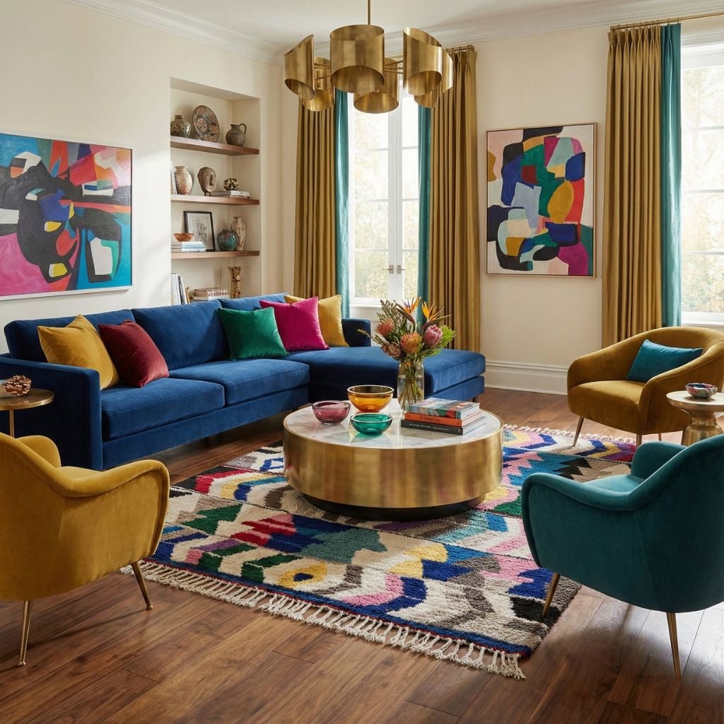 Marwa - Shag Moroccan rug - Benisouk