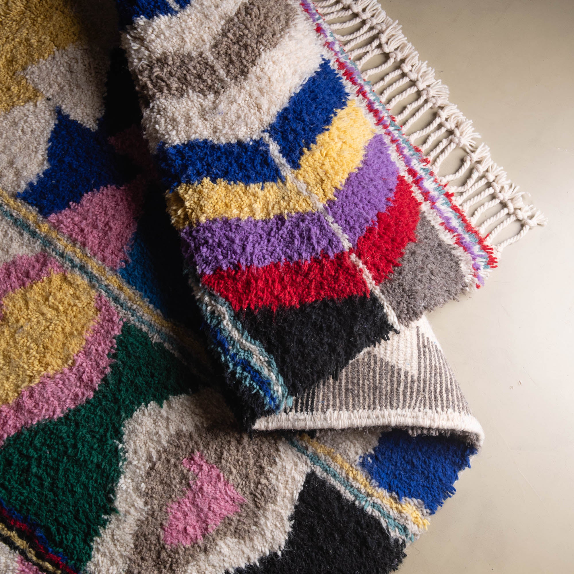 Marwa - Shag Moroccan rug - Benisouk