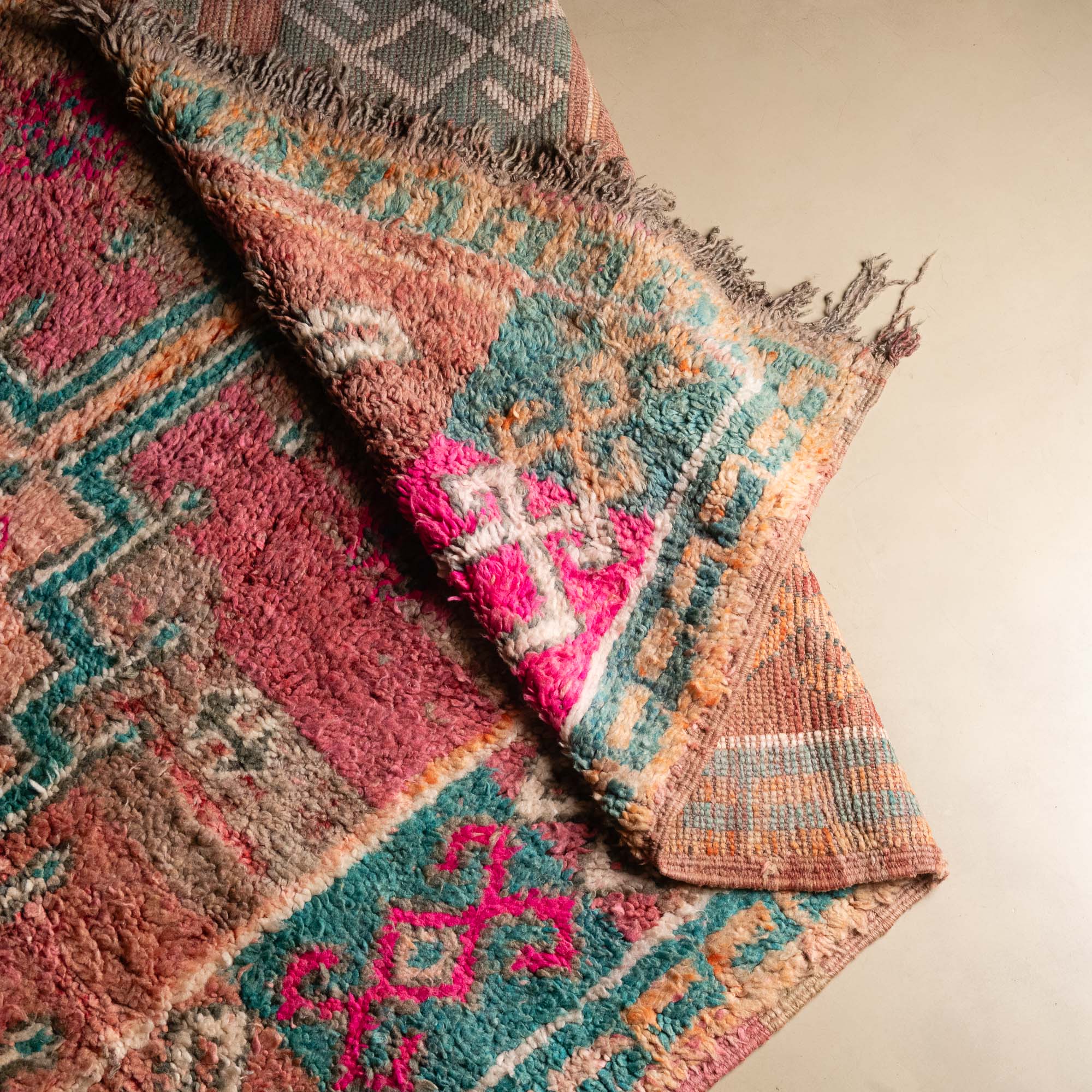 Maryama - vintage boujad rug - Benisouk