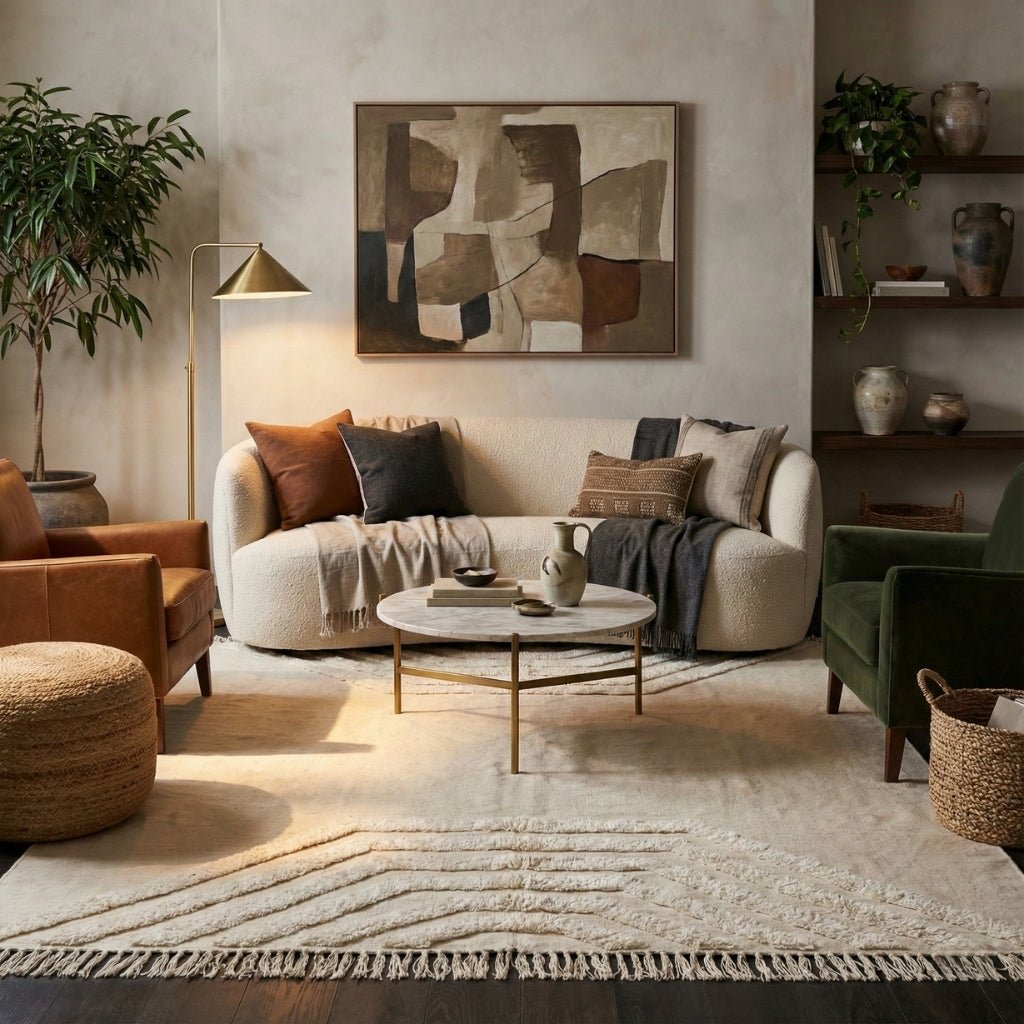 Melil - Flatweave Moroccan rug - Benisouk