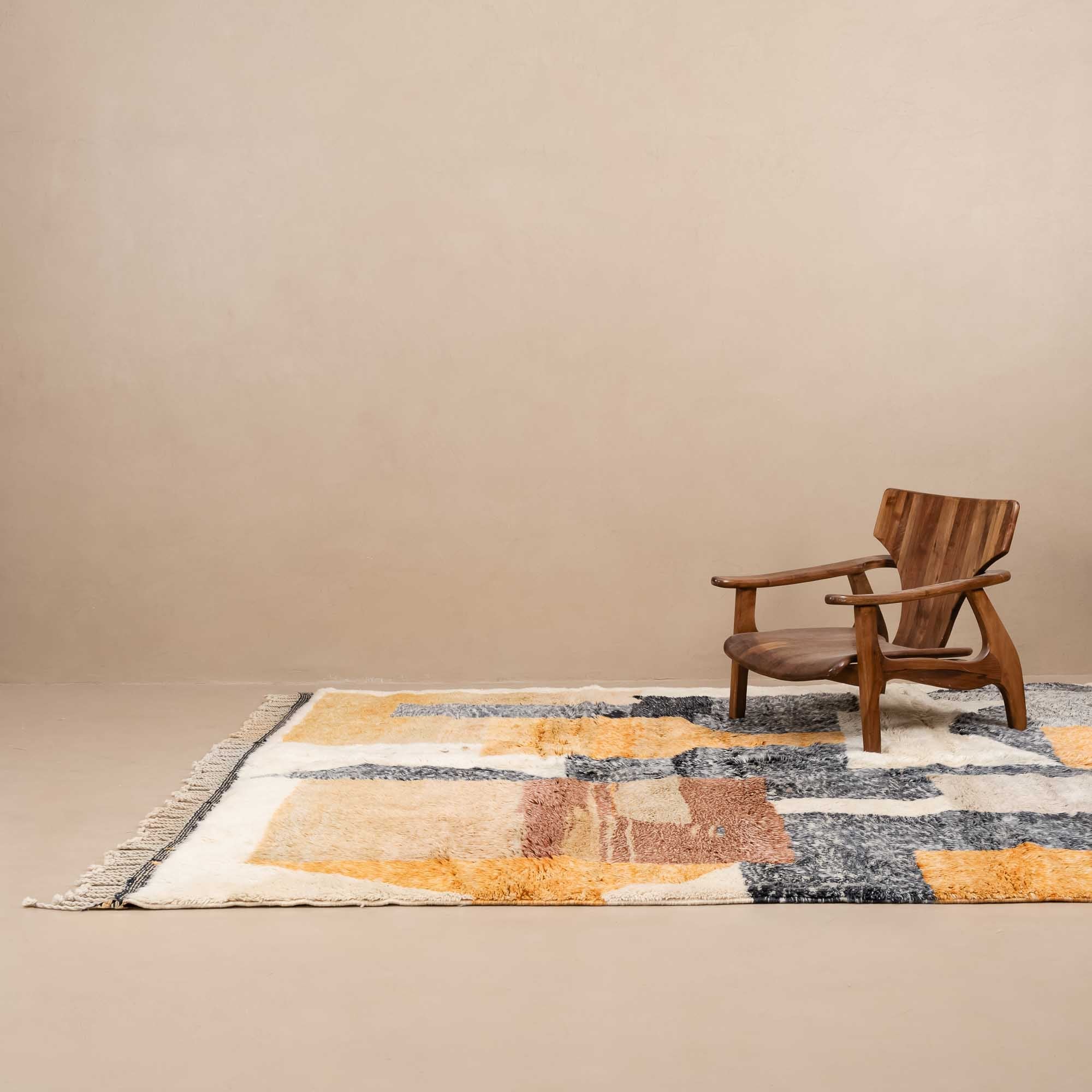 Memories - Luxury Shag Moroccan Rug - Benisouk