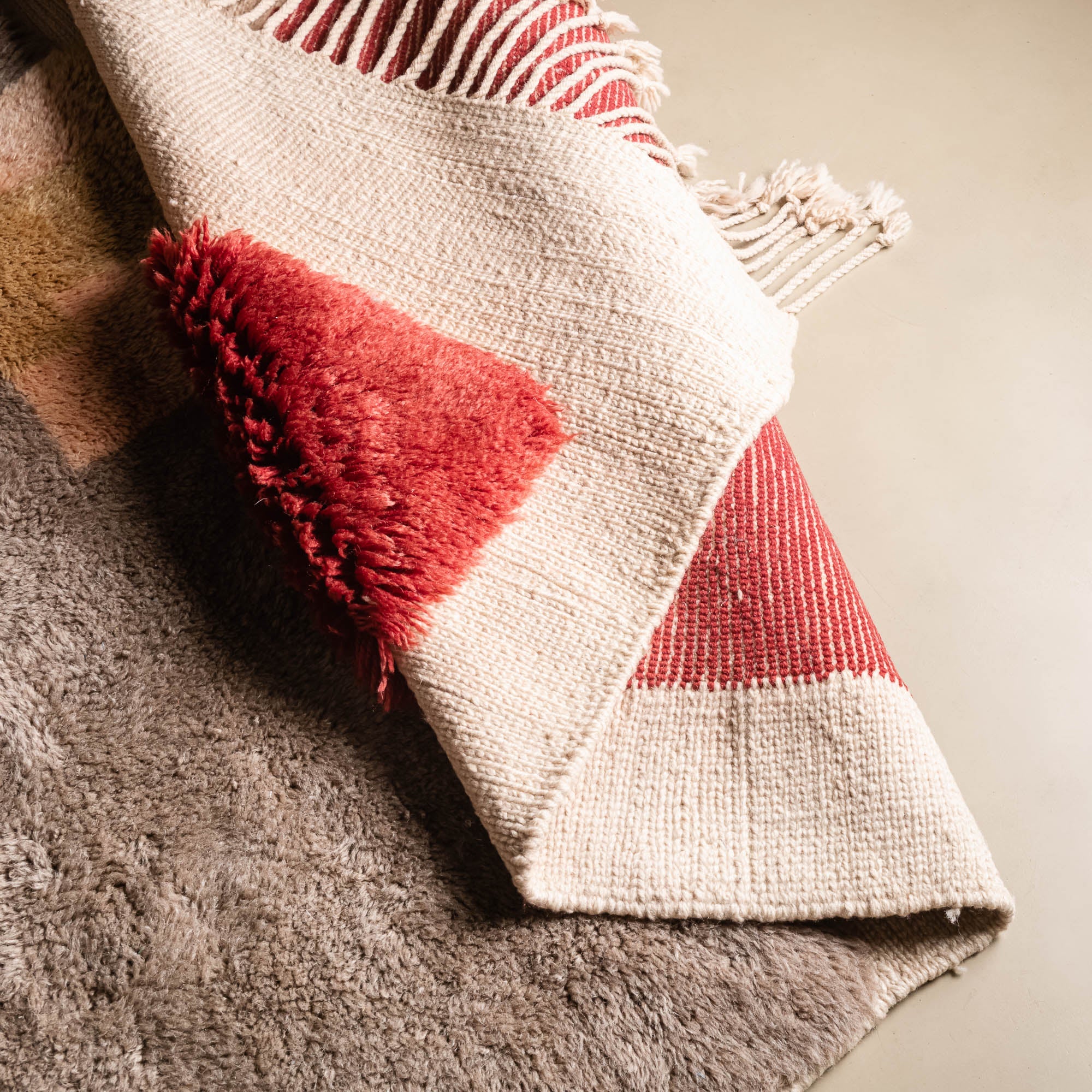 Messy Painting - Luxury Shag Moroccan Rug - Benisouk