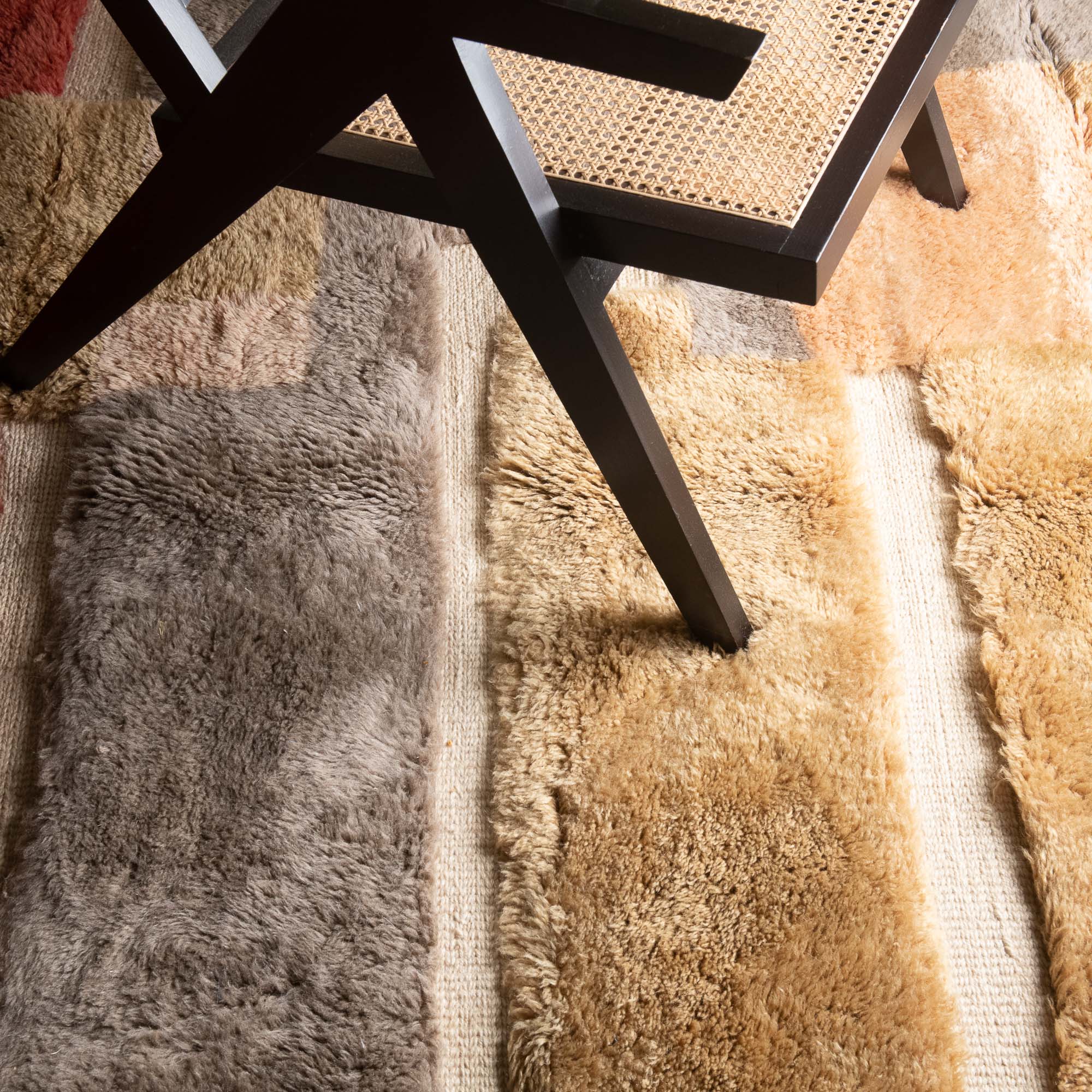 Messy Painting - Luxury Shag Moroccan Rug - Benisouk